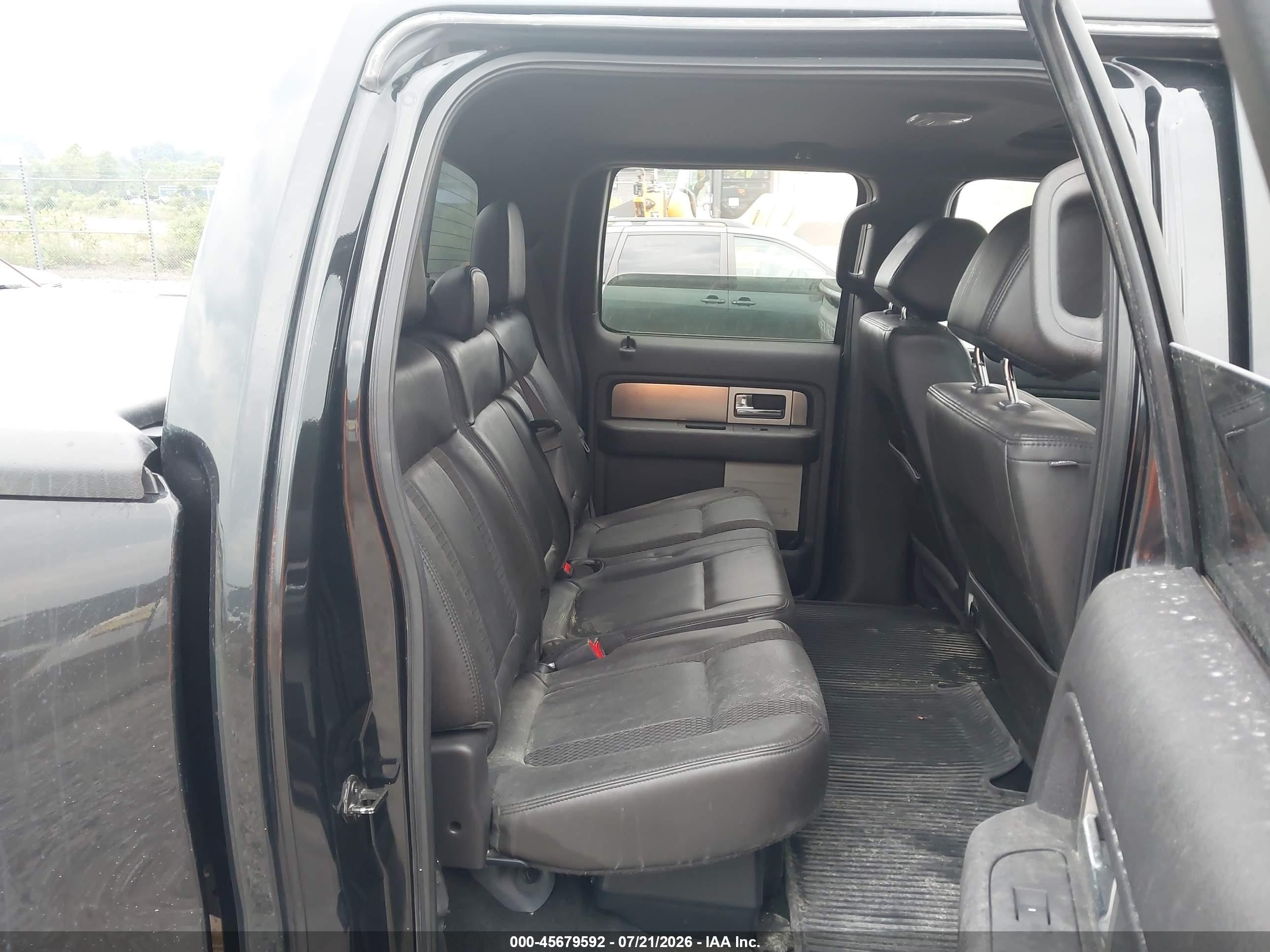 2013 Ford F-150 Svt Raptor Black vin: 1FTFW1R61DFD88817
