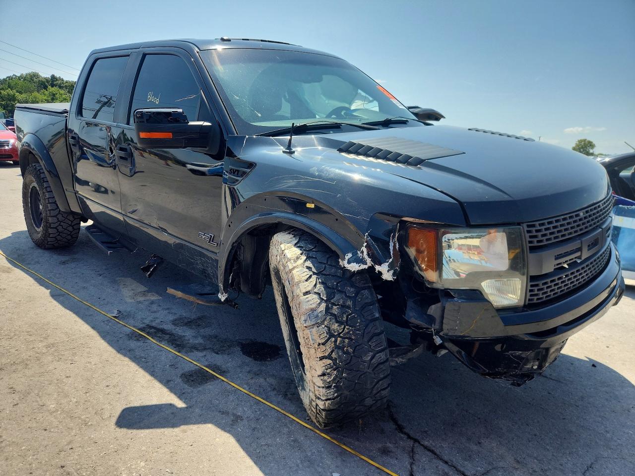 2011 Ford F150 Svt Raptor Black vin: 1FTFW1R62BFD19020