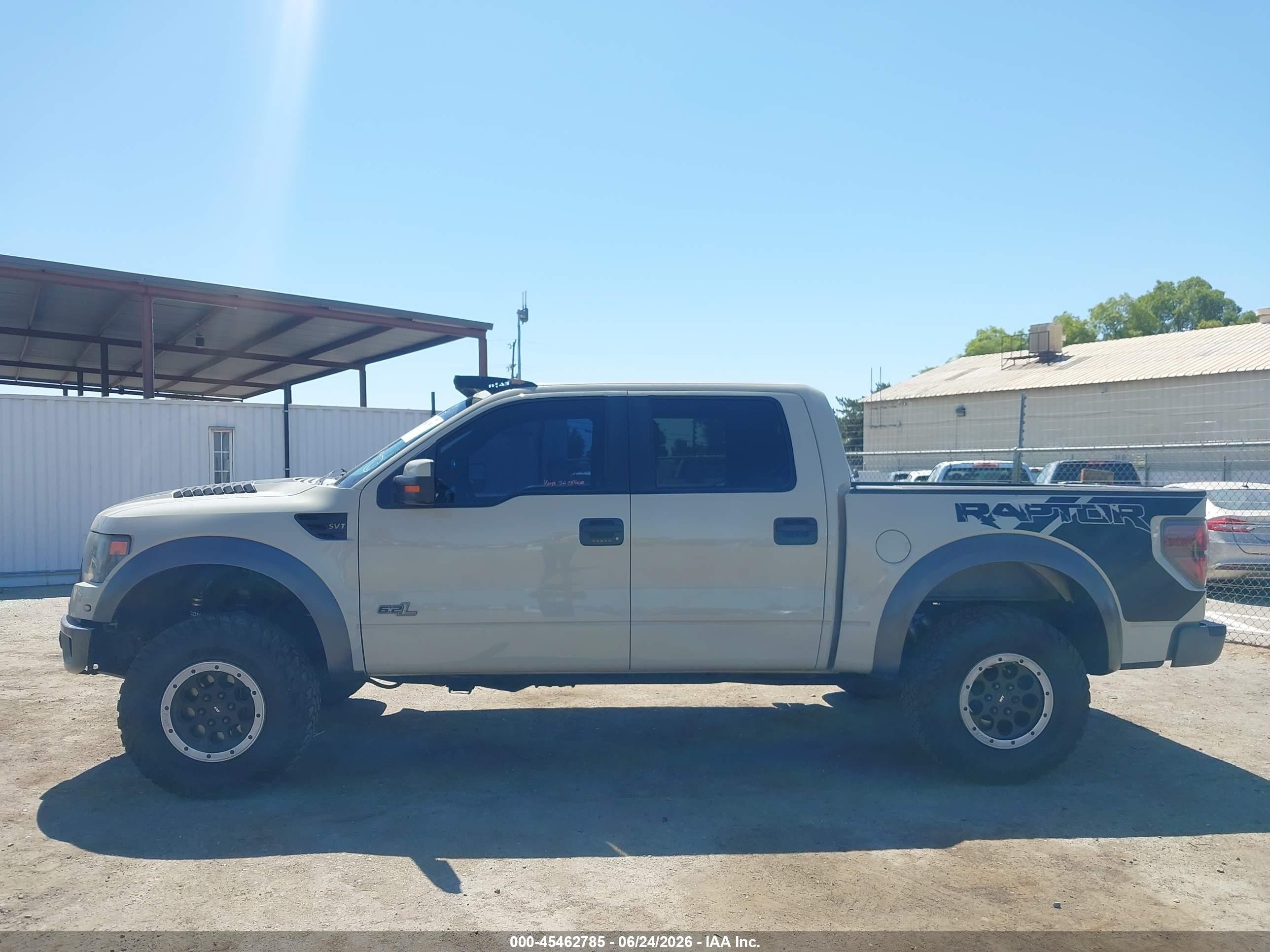 2013 Ford F-150 Svt Raptor Tan vin: 1FTFW1R62DFA92656
