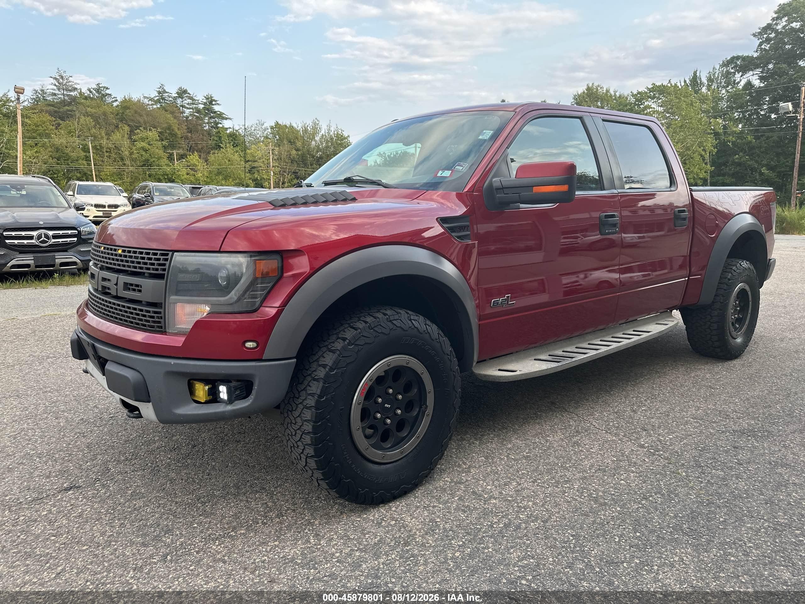 2014 Ford F-150 Svt Raptor Red vin: 1FTFW1R62EFB13779