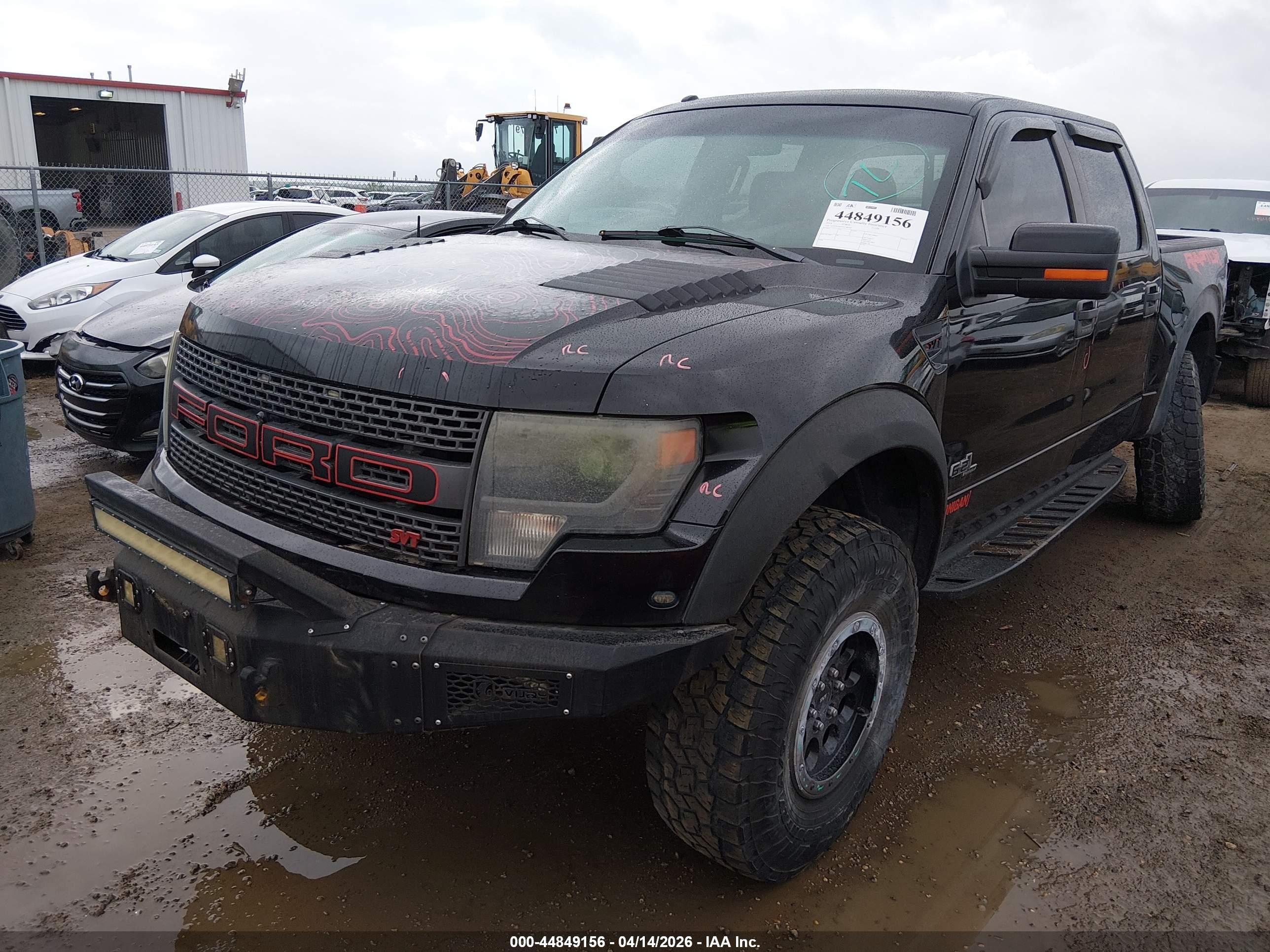2014 Ford F-150 Svt Raptor Black vin: 1FTFW1R62EFC49569