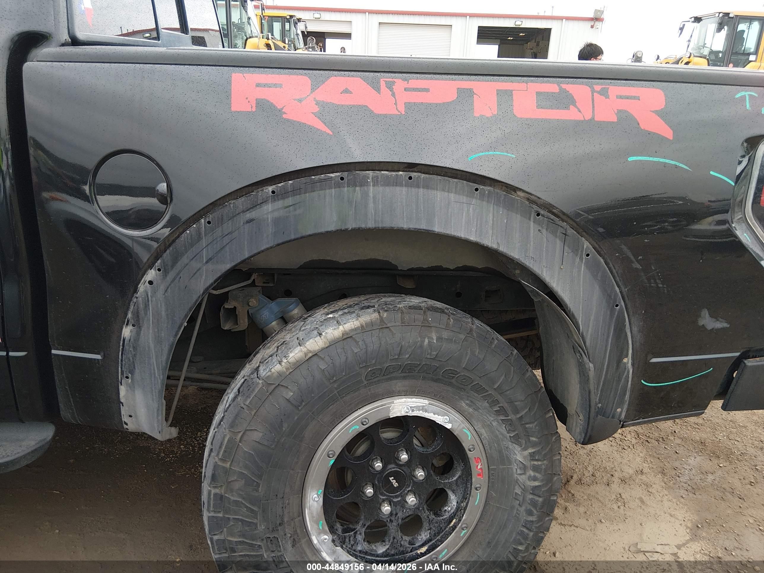 2014 Ford F-150 Svt Raptor Black vin: 1FTFW1R62EFC49569