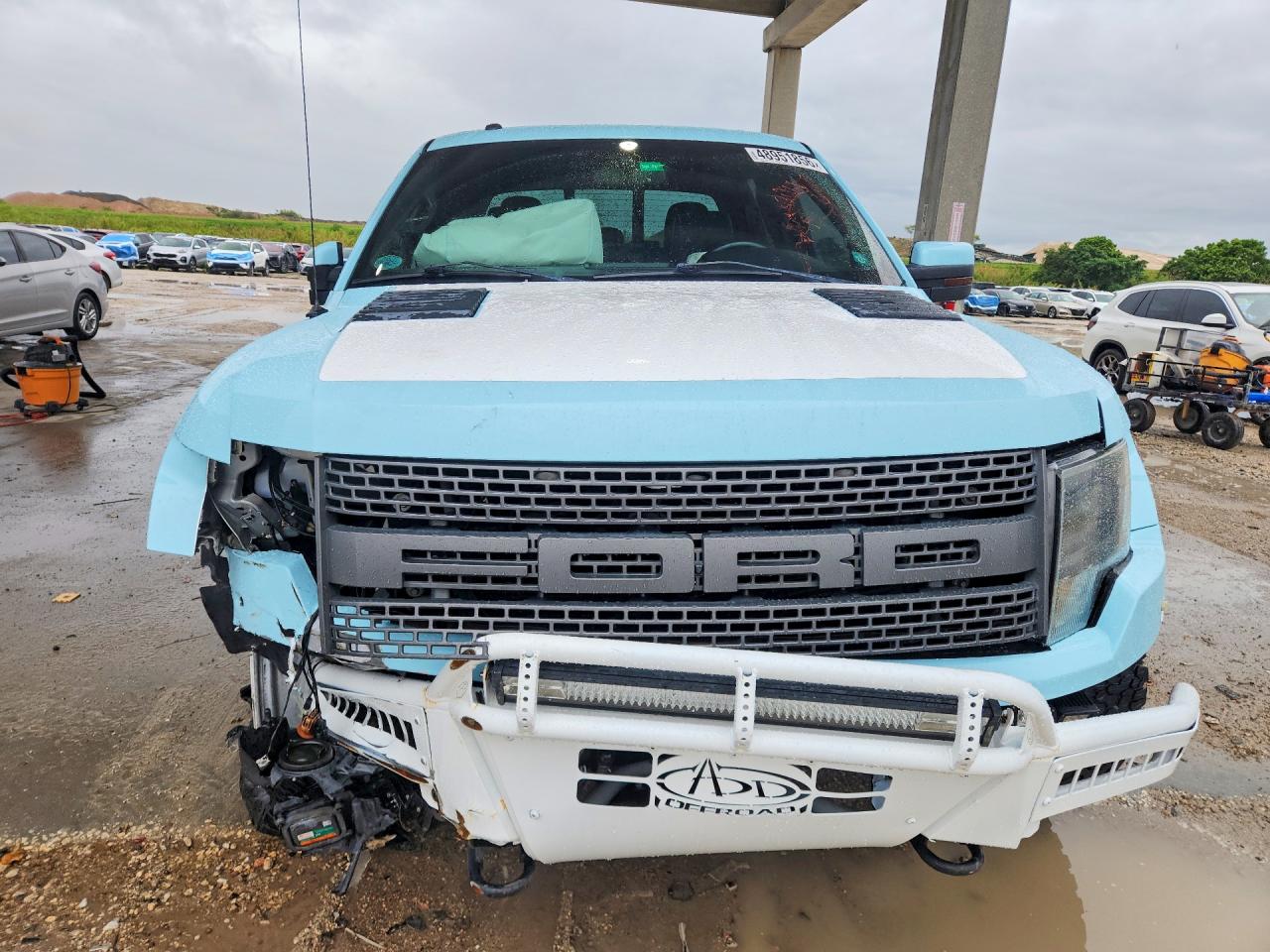 2014 Ford F150 Svt Raptor Blue vin: 1FTFW1R62EFC62919