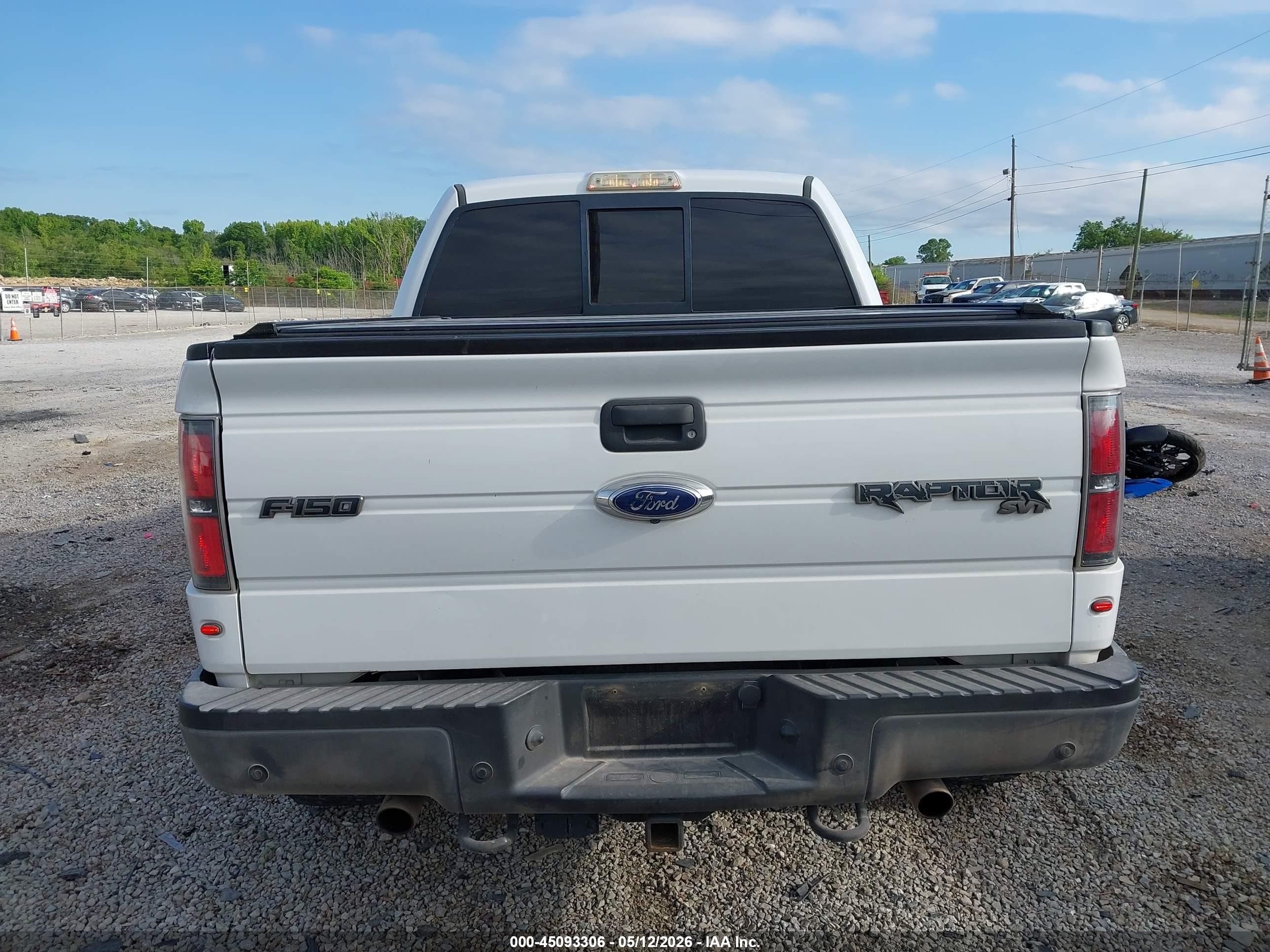 2013 Ford F-150 Svt Raptor White vin: 1FTFW1R63DFB08900