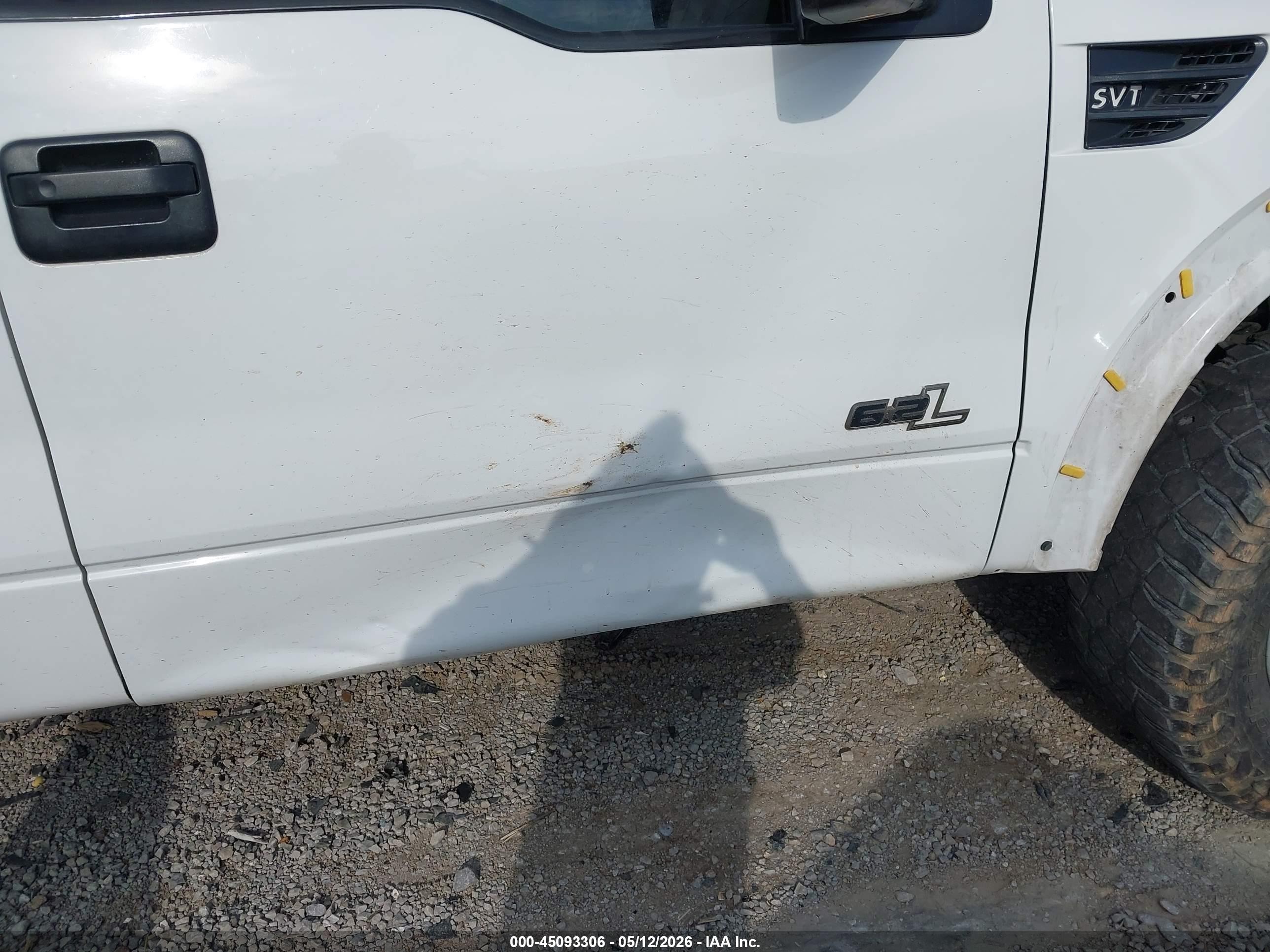 2013 Ford F-150 Svt Raptor White vin: 1FTFW1R63DFB08900