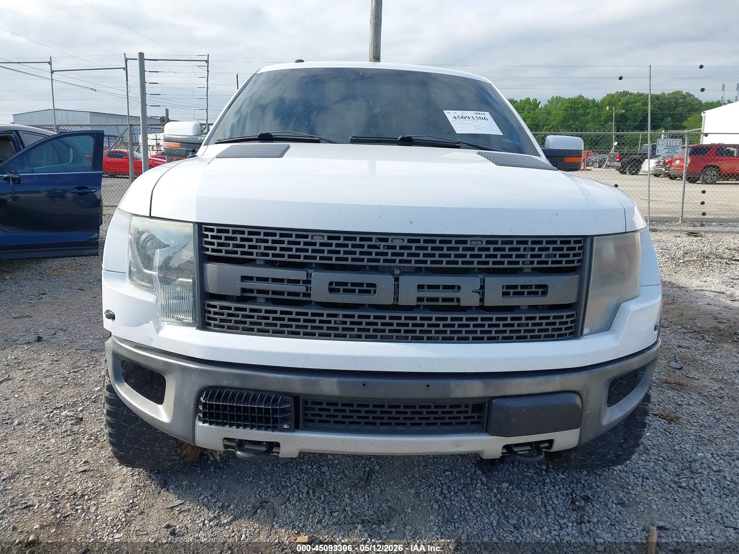 2013 Ford F-150 Svt Raptor White vin: 1FTFW1R63DFB08900