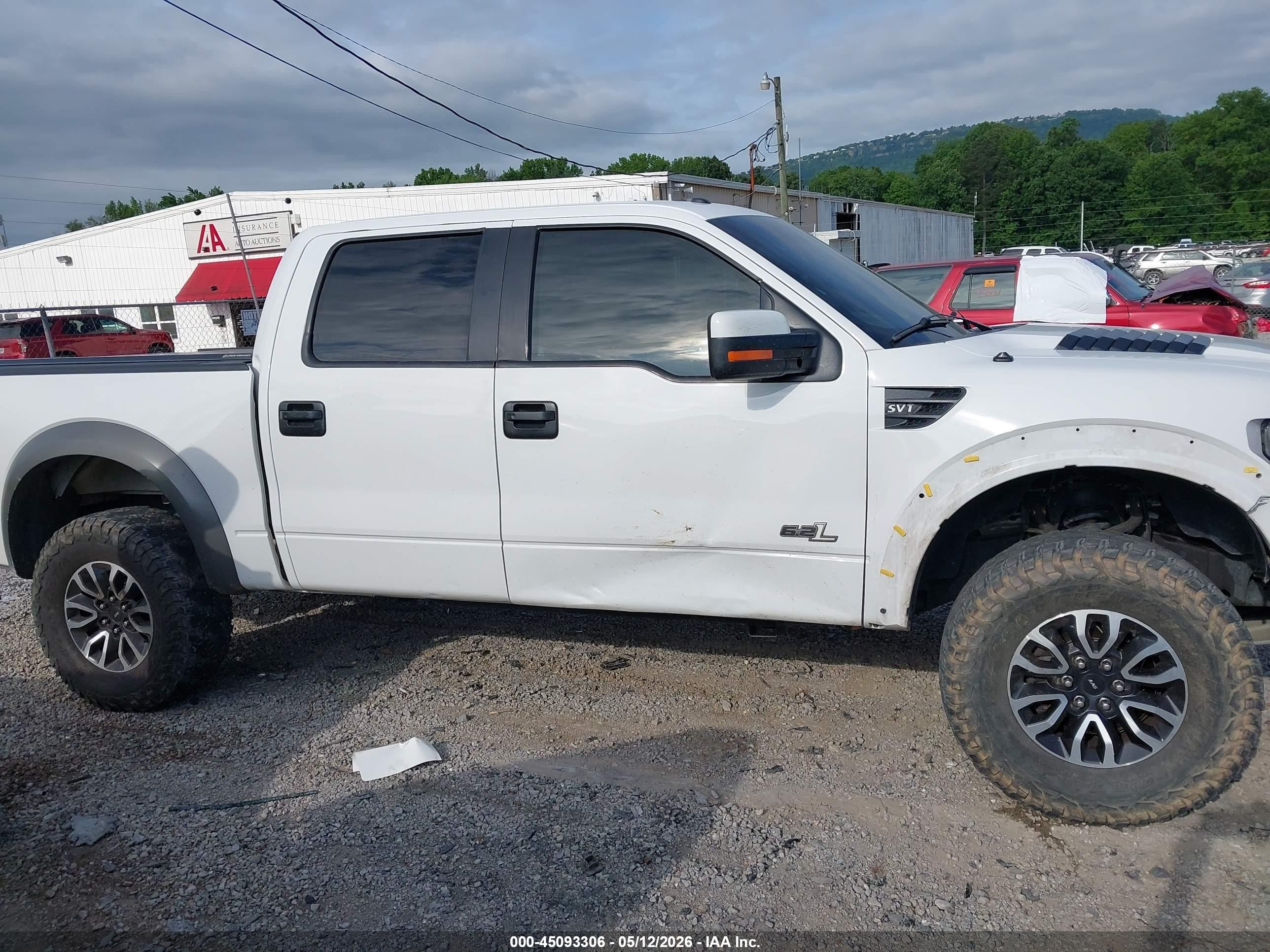 2013 Ford F-150 Svt Raptor White vin: 1FTFW1R63DFB08900