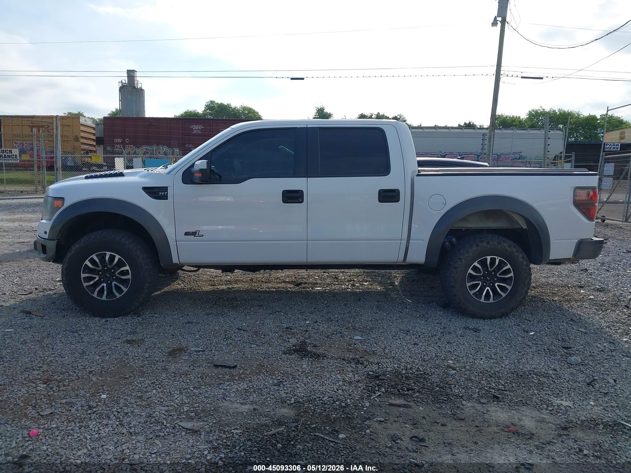 2013 Ford F-150 Svt Raptor White vin: 1FTFW1R63DFB08900
