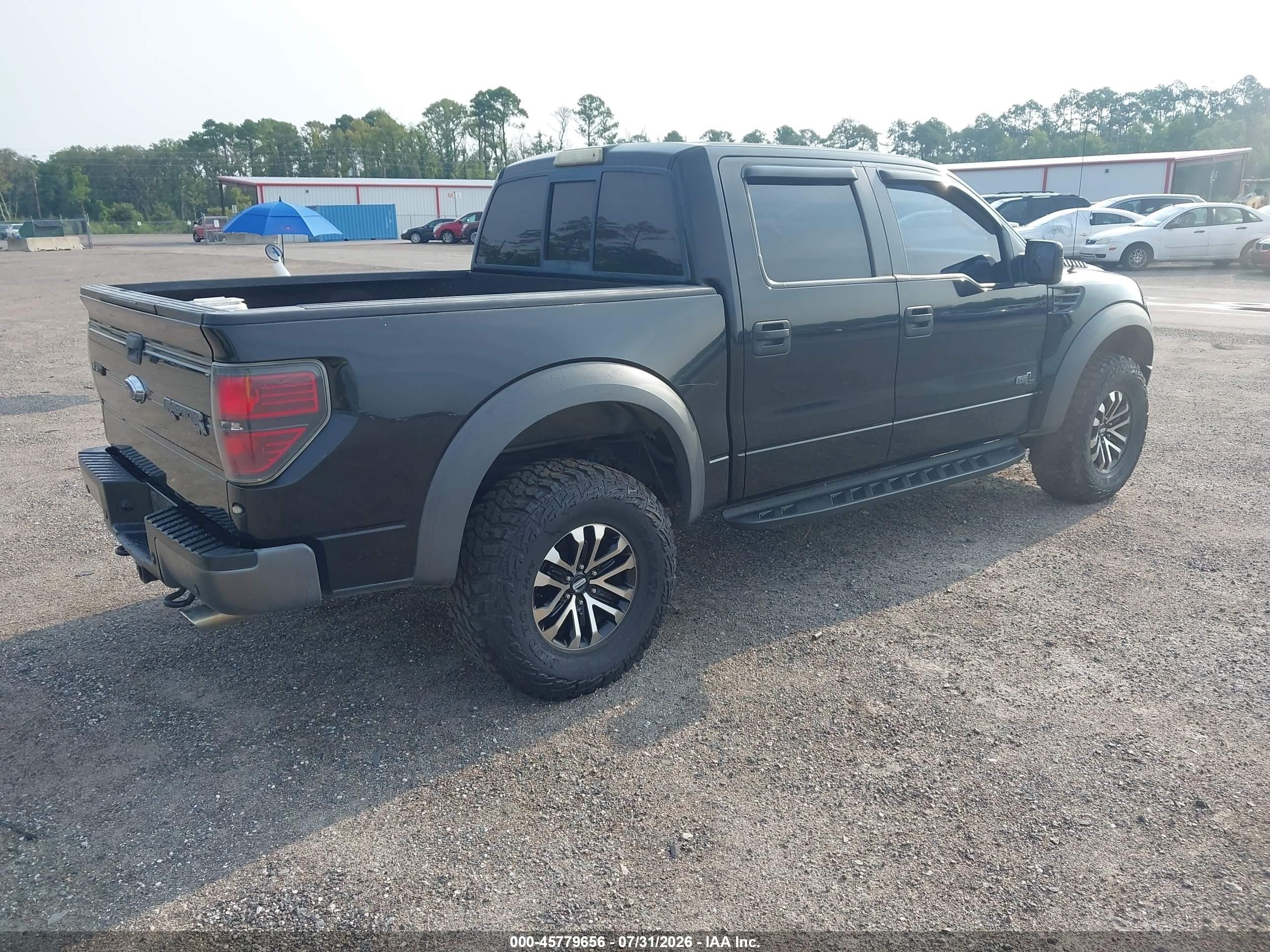 2014 Ford F-150 Svt Raptor Black vin: 1FTFW1R63EFB56754
