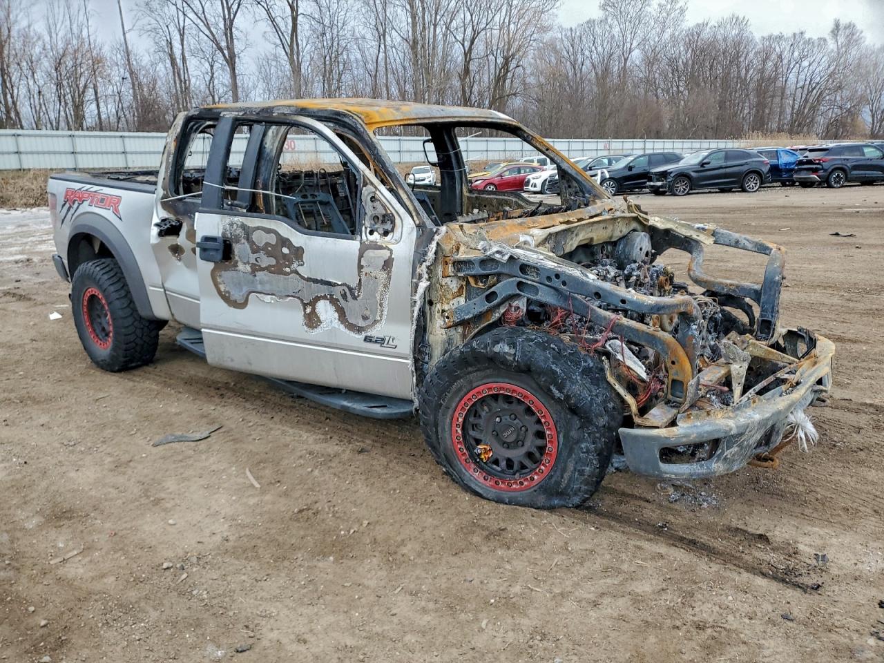 2011 Ford F150 Svt Raptor Белый vin: 1FTFW1R64BFB41398