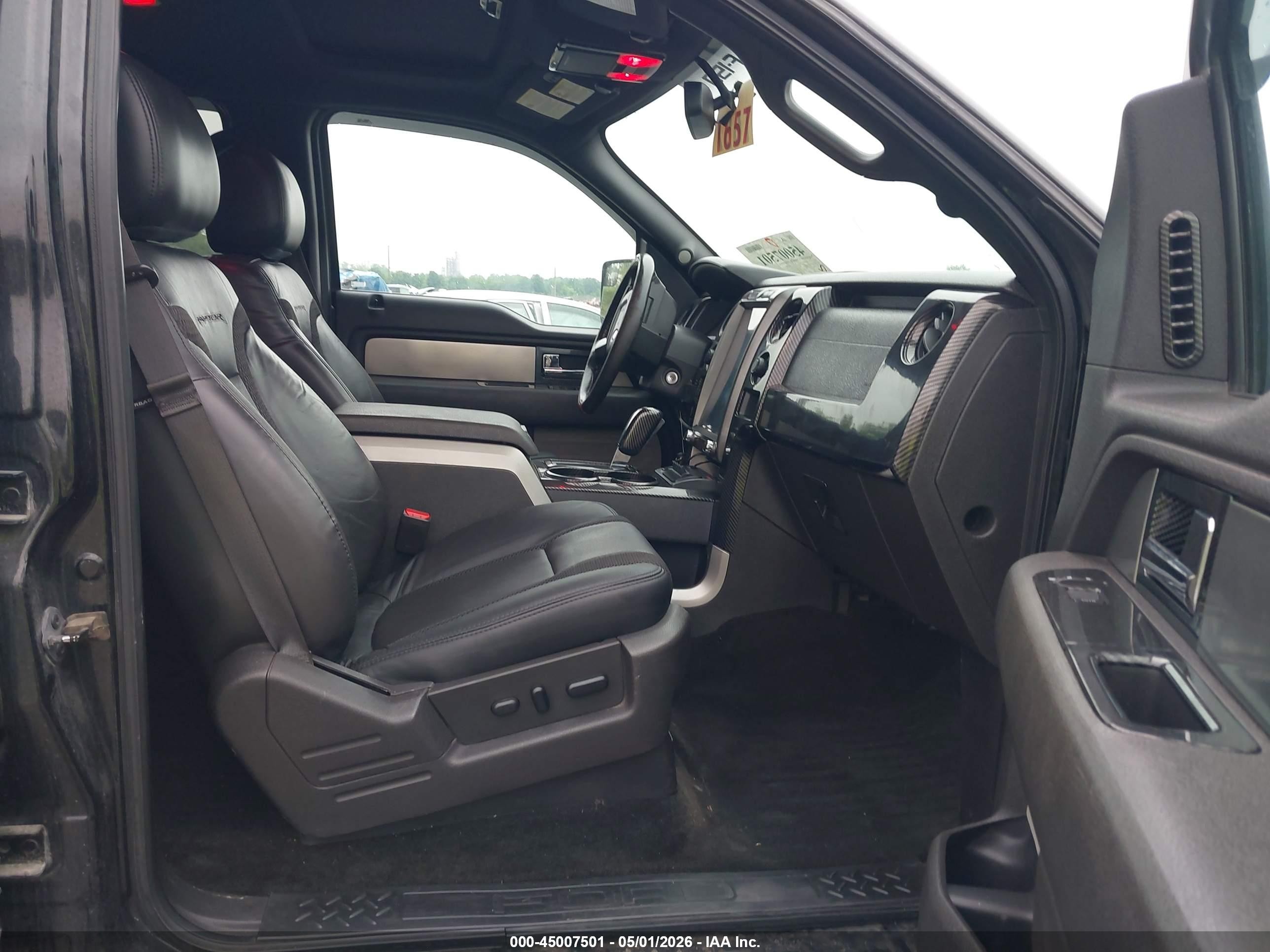 2012 Ford F-150 Svt Raptor Black vin: 1FTFW1R64CFB10539