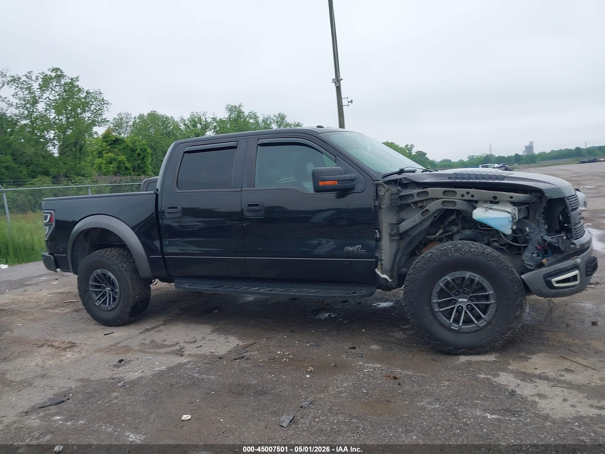 2012 Ford F-150 Svt Raptor Black vin: 1FTFW1R64CFB10539