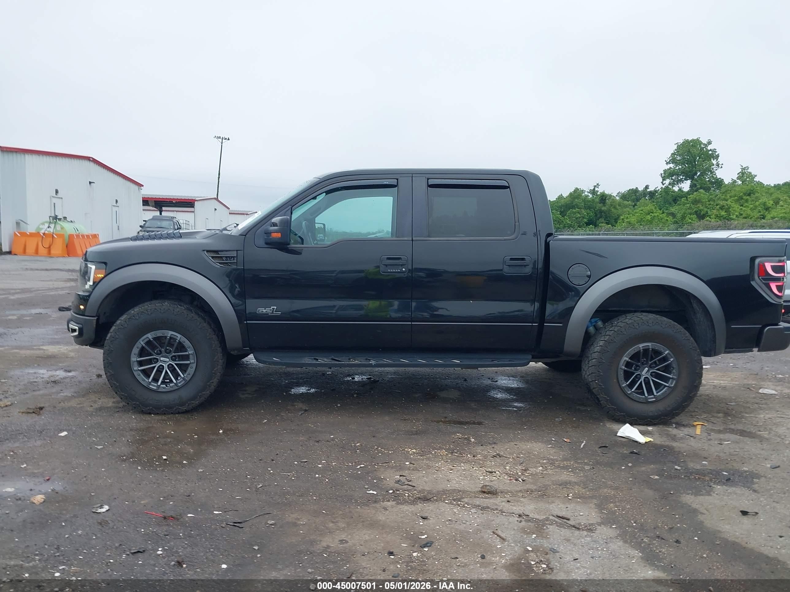 2012 Ford F-150 Svt Raptor Black vin: 1FTFW1R64CFB10539