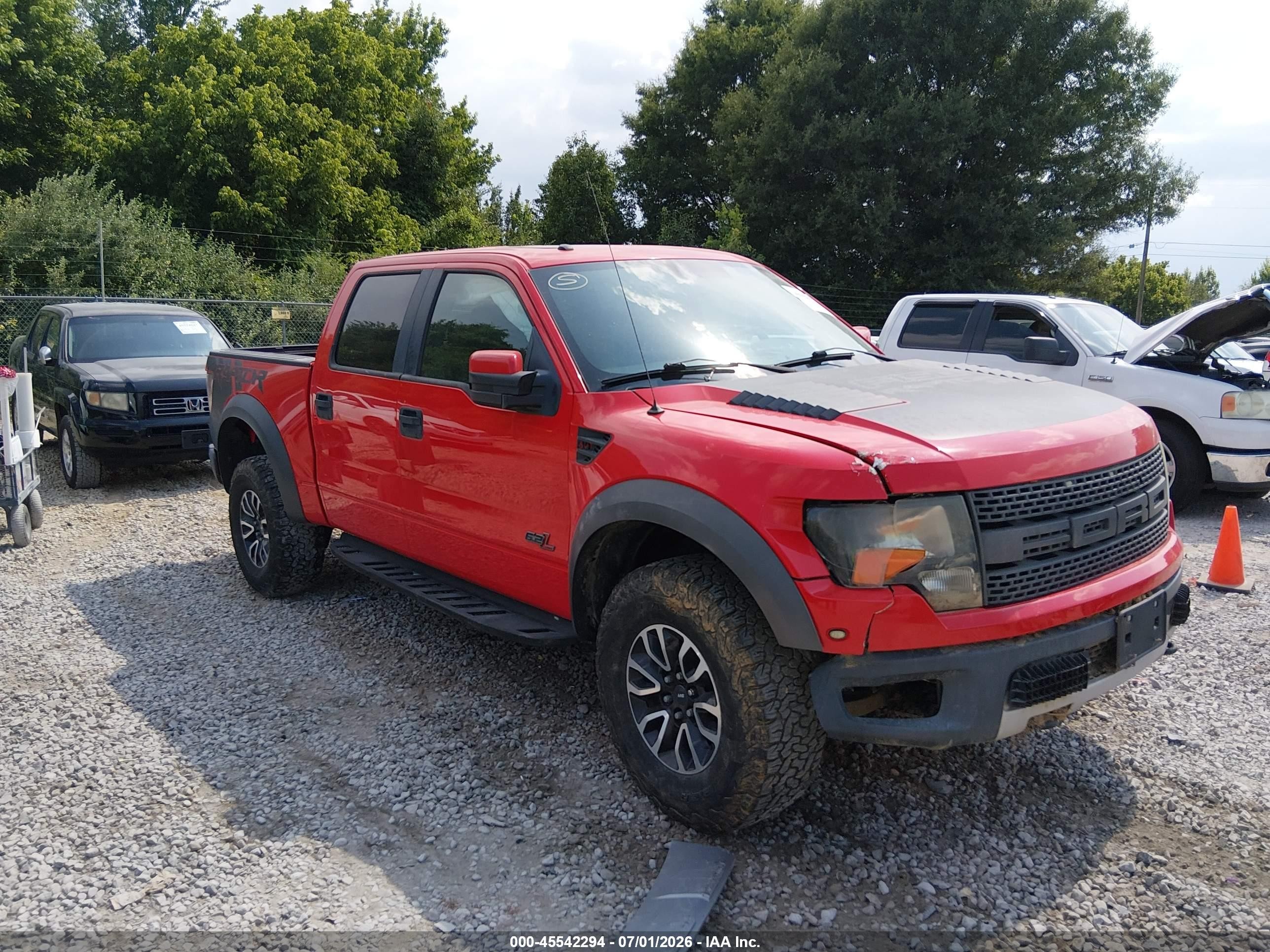 2012 Ford F-150 Svt Raptor Red vin: 1FTFW1R64CFC88080