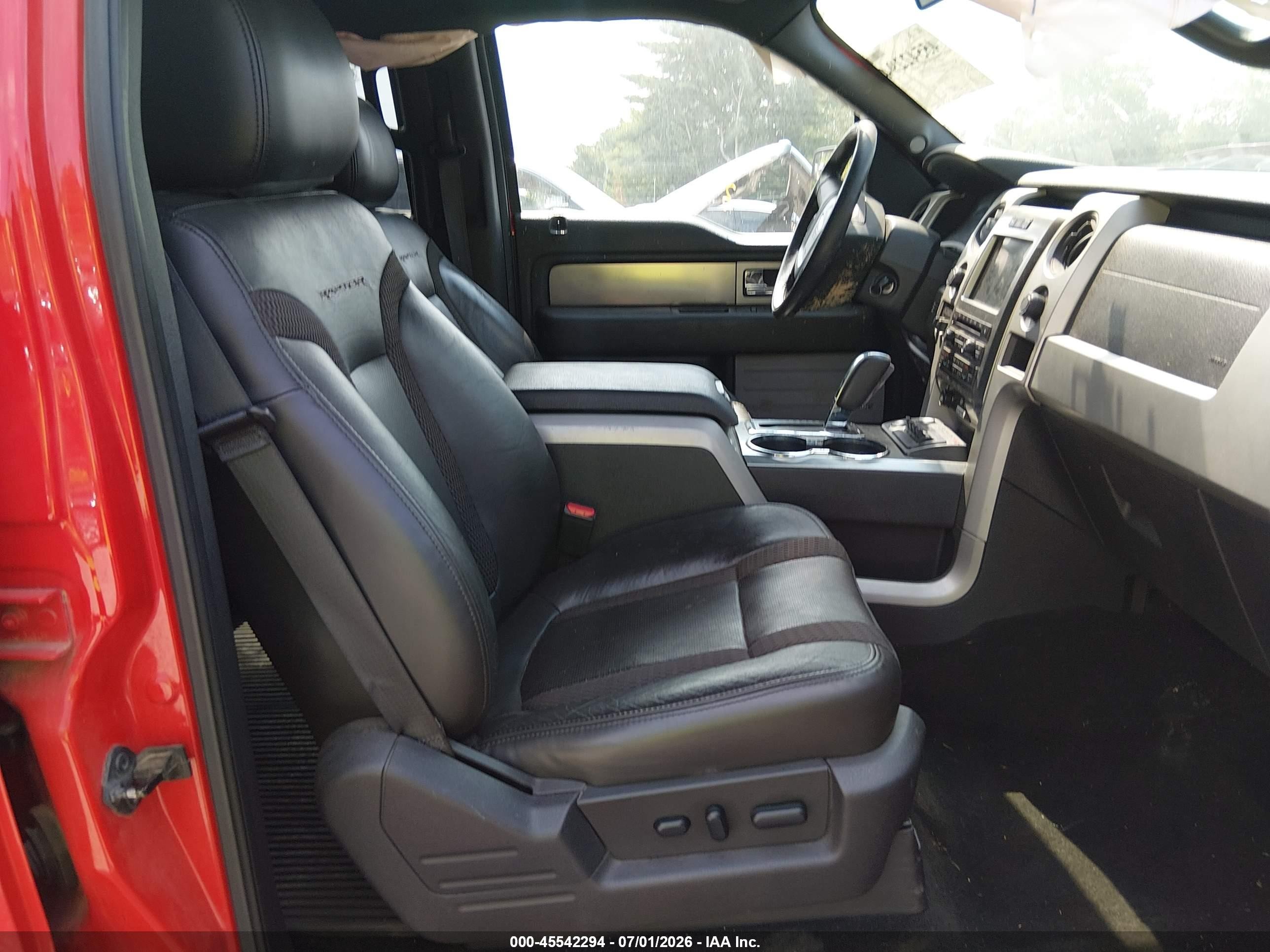 2012 Ford F-150 Svt Raptor Red vin: 1FTFW1R64CFC88080