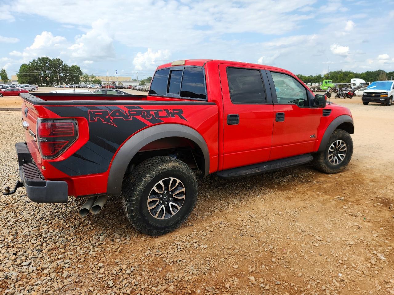 2012 Ford F150 Svt Raptor Red vin: 1FTFW1R64CFC88080