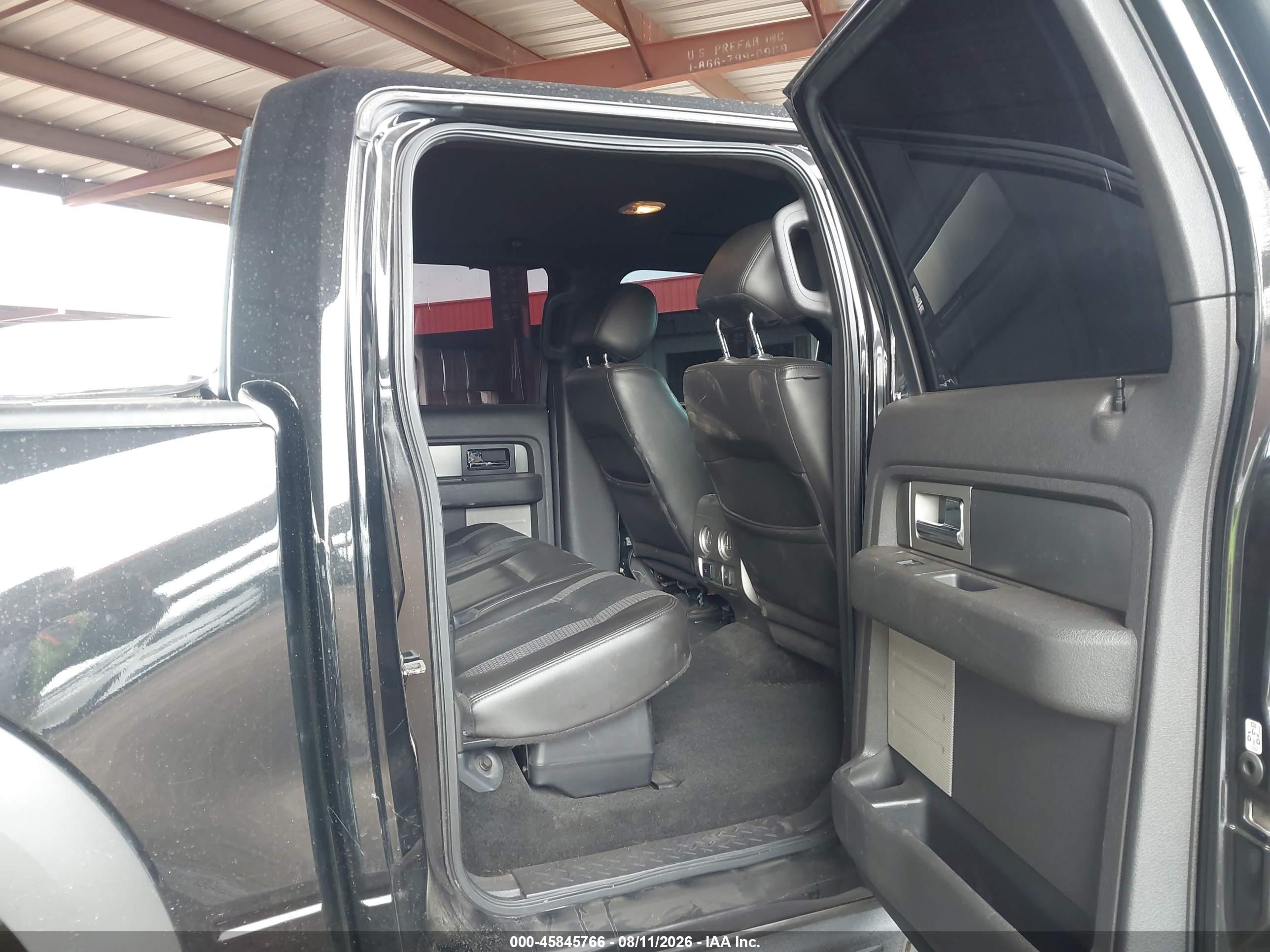 2013 Ford F-150 Svt Raptor Black vin: 1FTFW1R64DFD27106