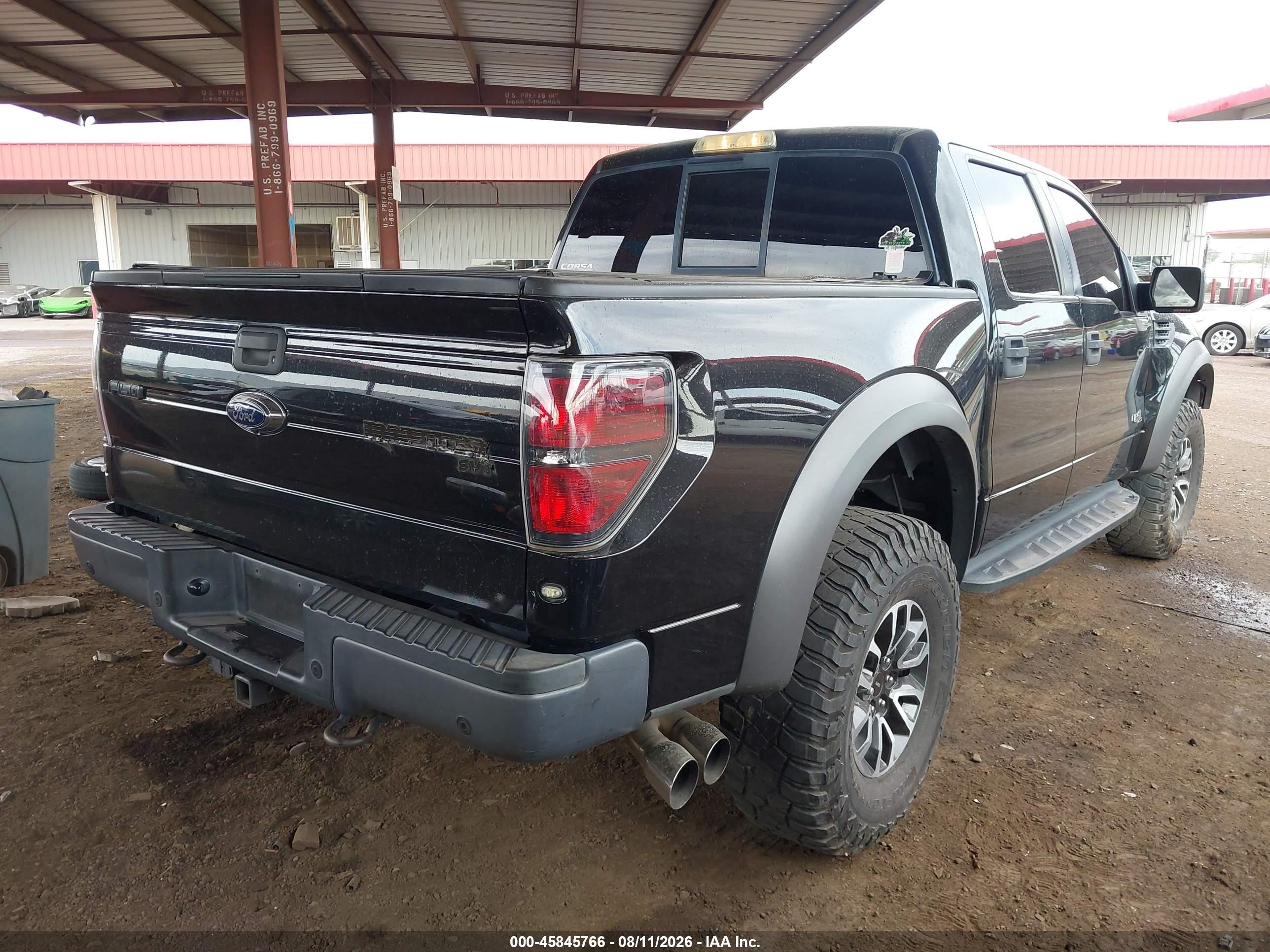 2013 Ford F-150 Svt Raptor Black vin: 1FTFW1R64DFD27106