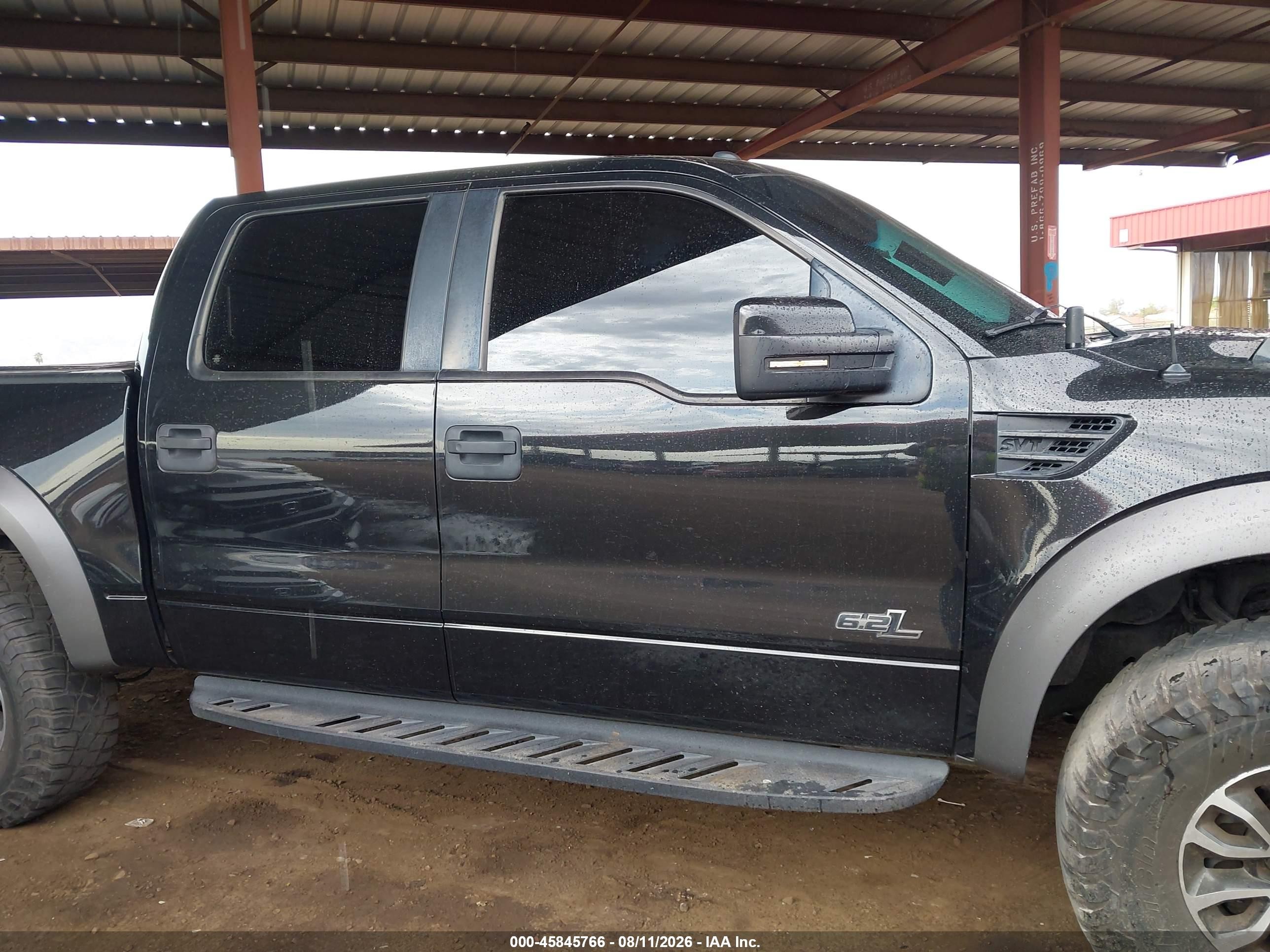 2013 Ford F-150 Svt Raptor Black vin: 1FTFW1R64DFD27106