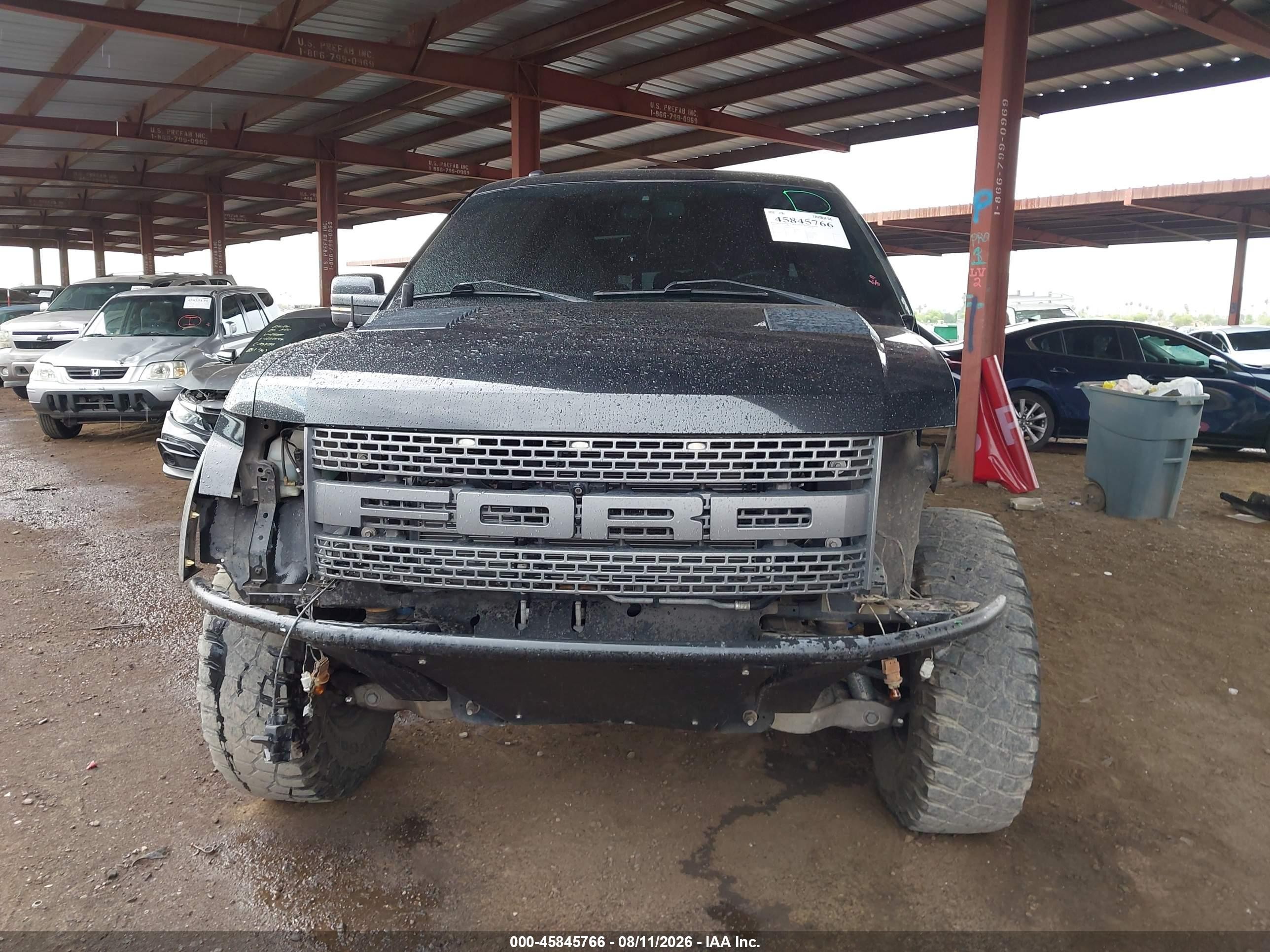 2013 Ford F-150 Svt Raptor Black vin: 1FTFW1R64DFD27106