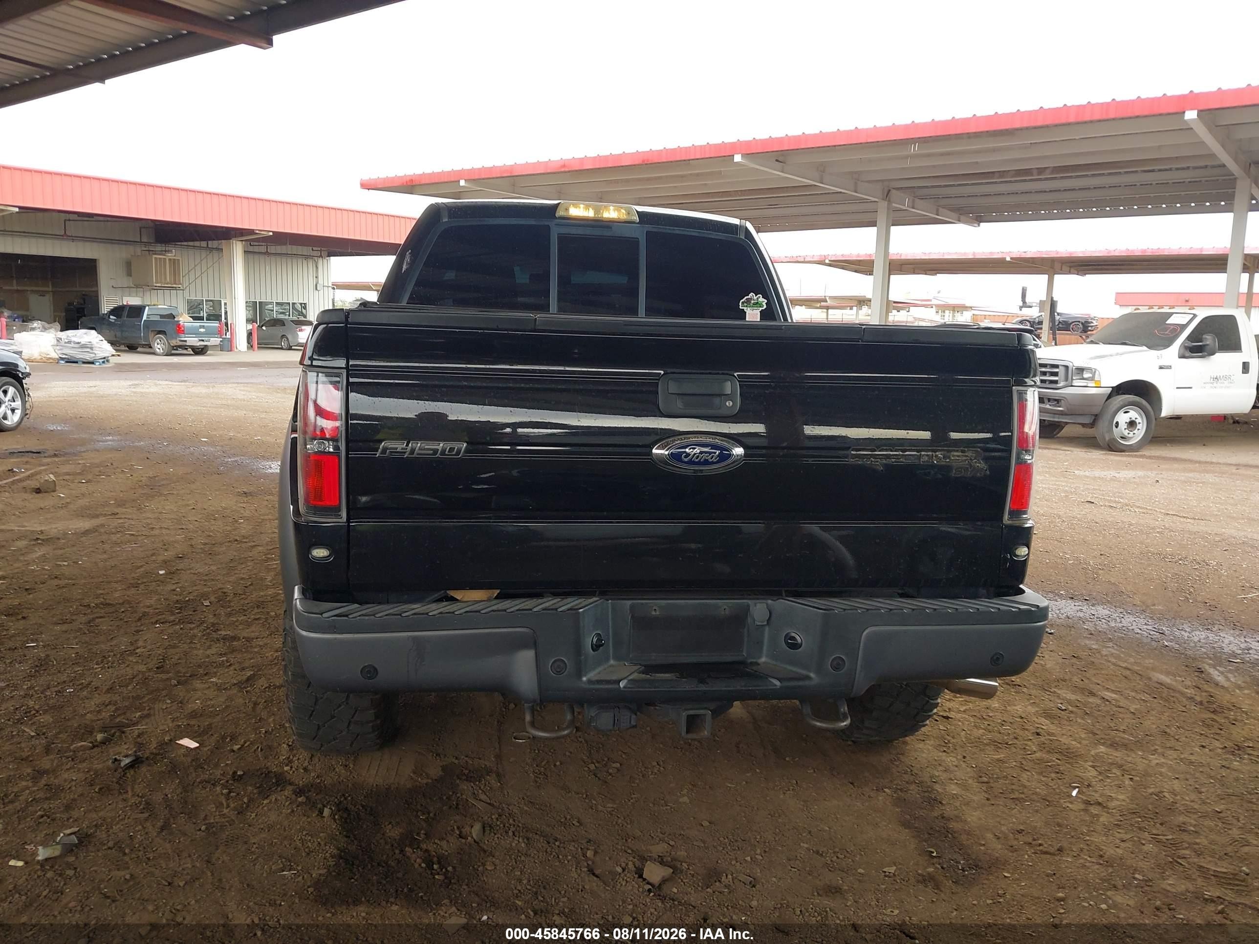 2013 Ford F-150 Svt Raptor Black vin: 1FTFW1R64DFD27106