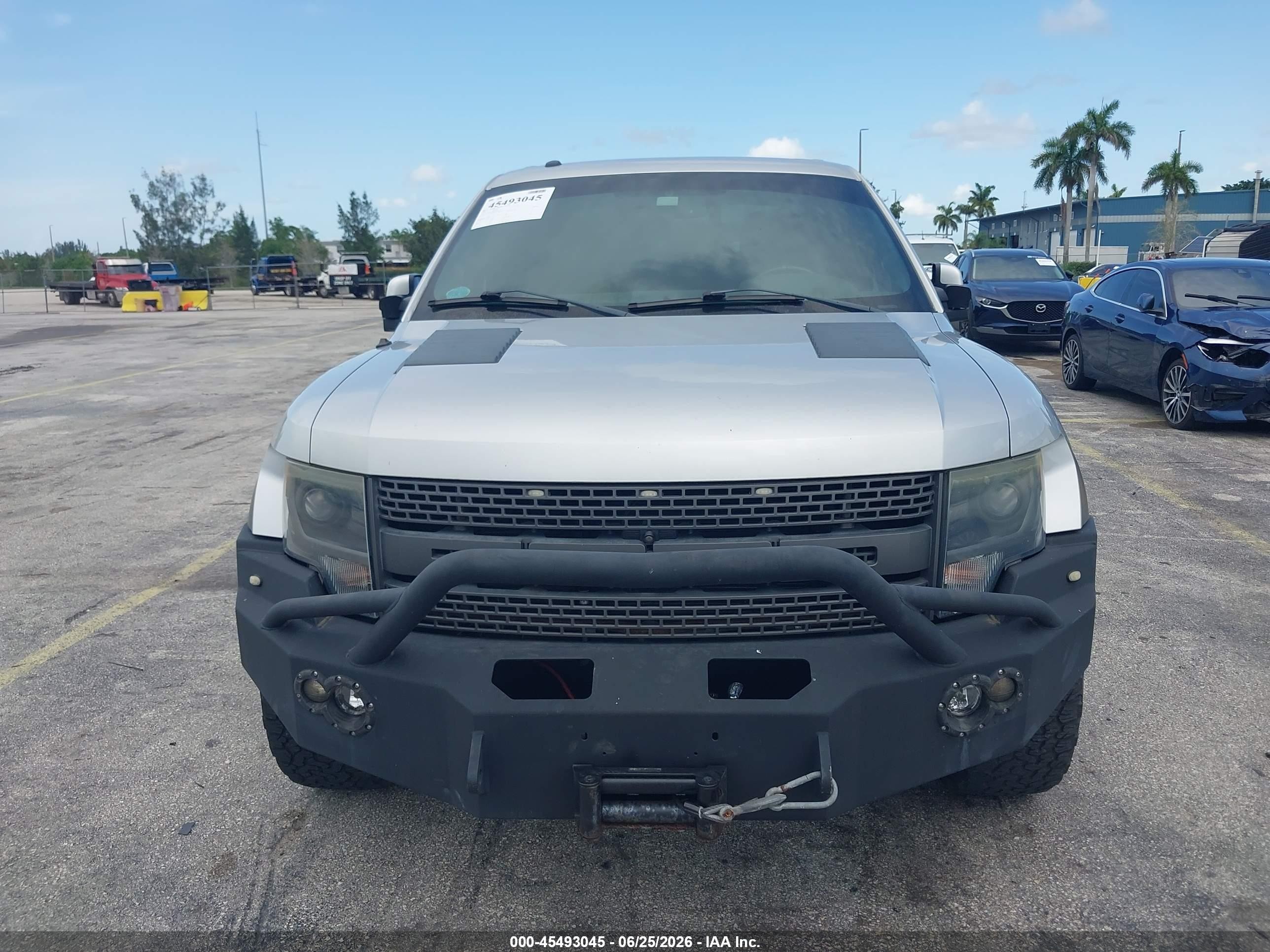 2014 Ford F-150 Svt Raptor Silver vin: 1FTFW1R64EFA24960