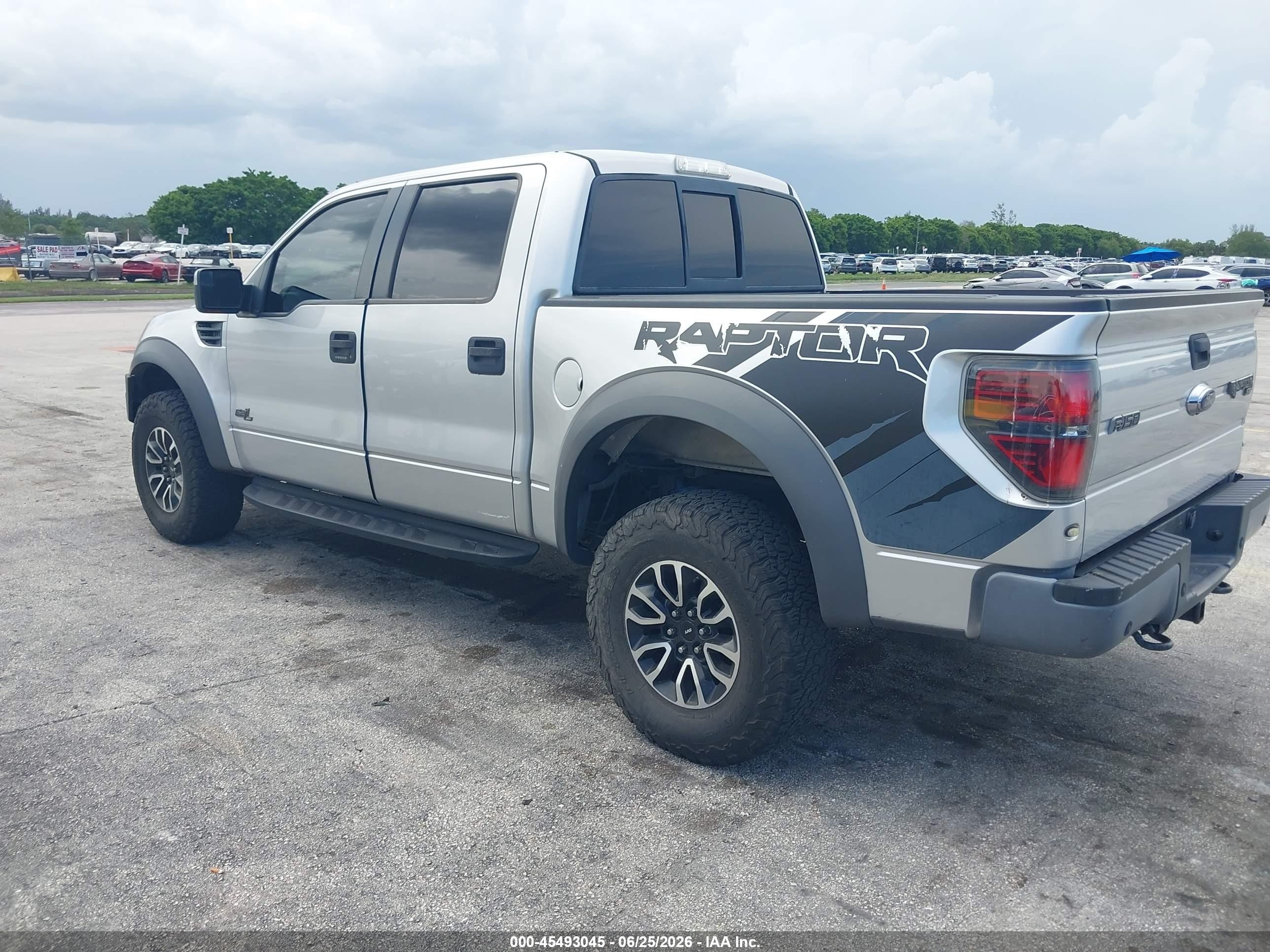 2014 Ford F-150 Svt Raptor Silver vin: 1FTFW1R64EFA24960