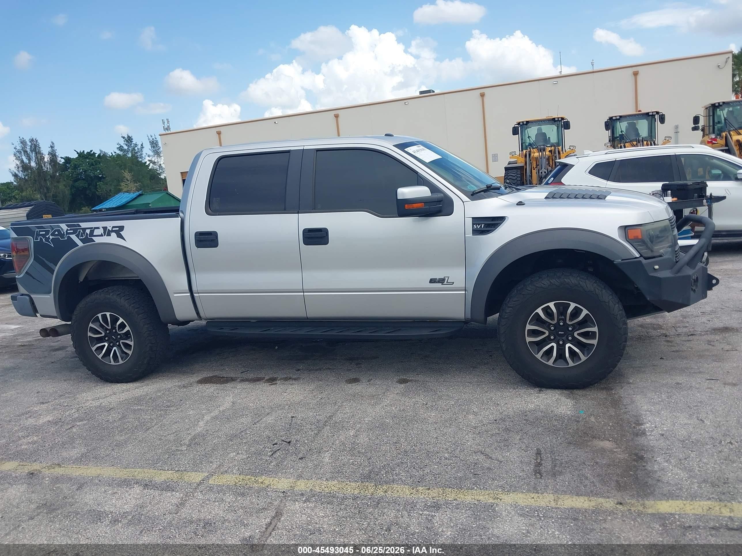 2014 Ford F-150 Svt Raptor Silver vin: 1FTFW1R64EFA24960