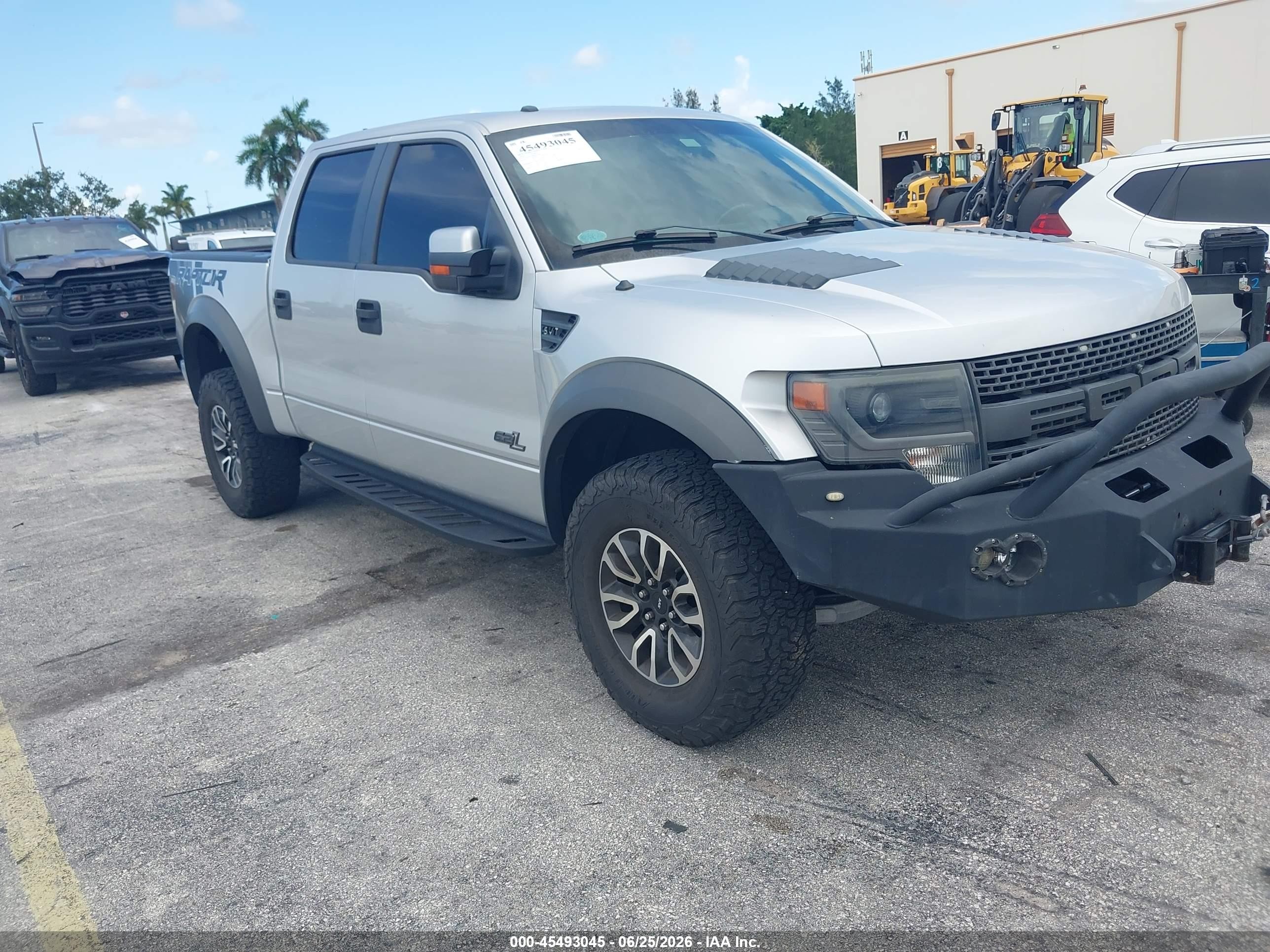 2014 Ford F-150 Svt Raptor Silver vin: 1FTFW1R64EFA24960