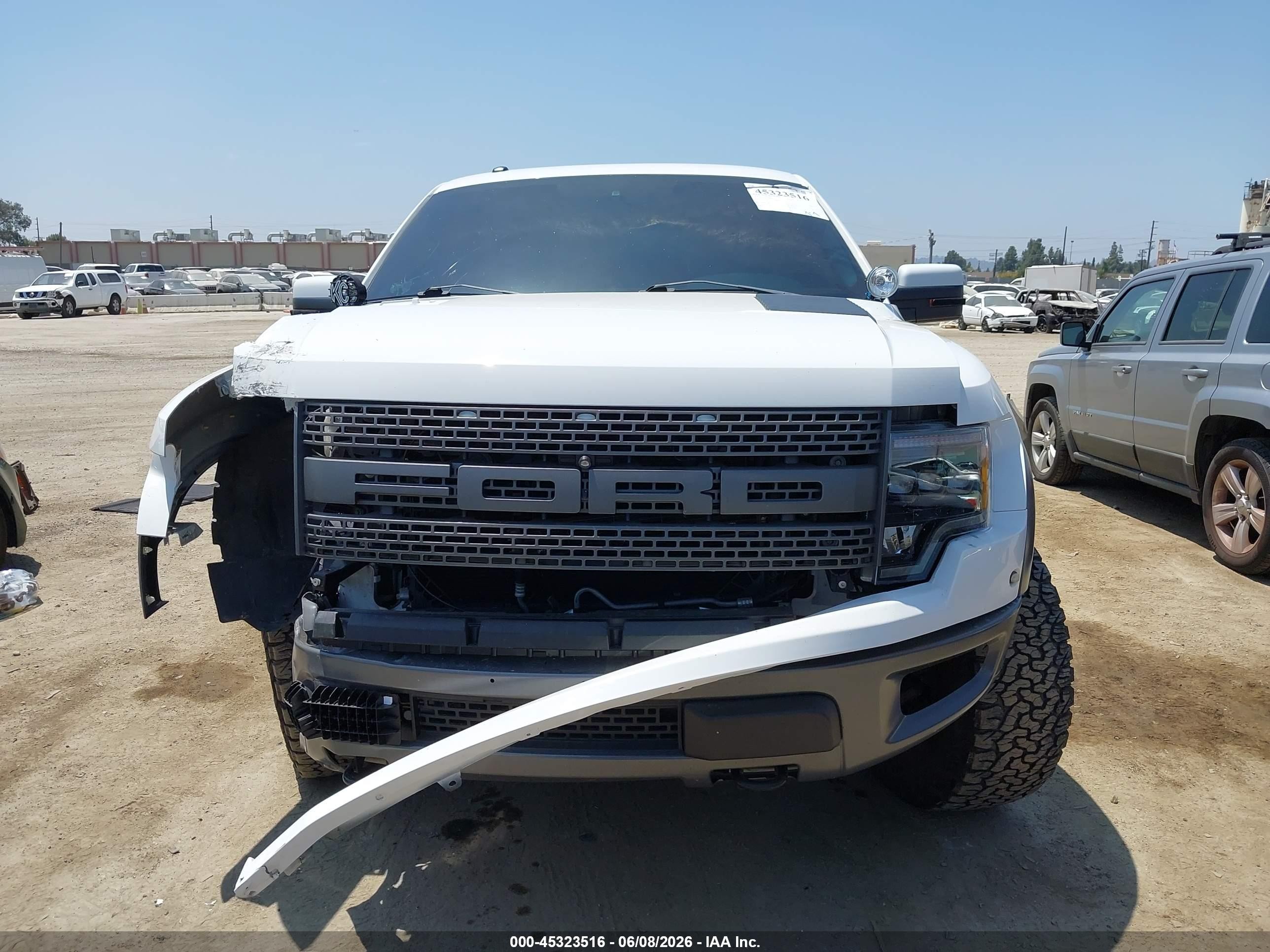2014 Ford F-150 Svt Raptor White vin: 1FTFW1R64EFB68511
