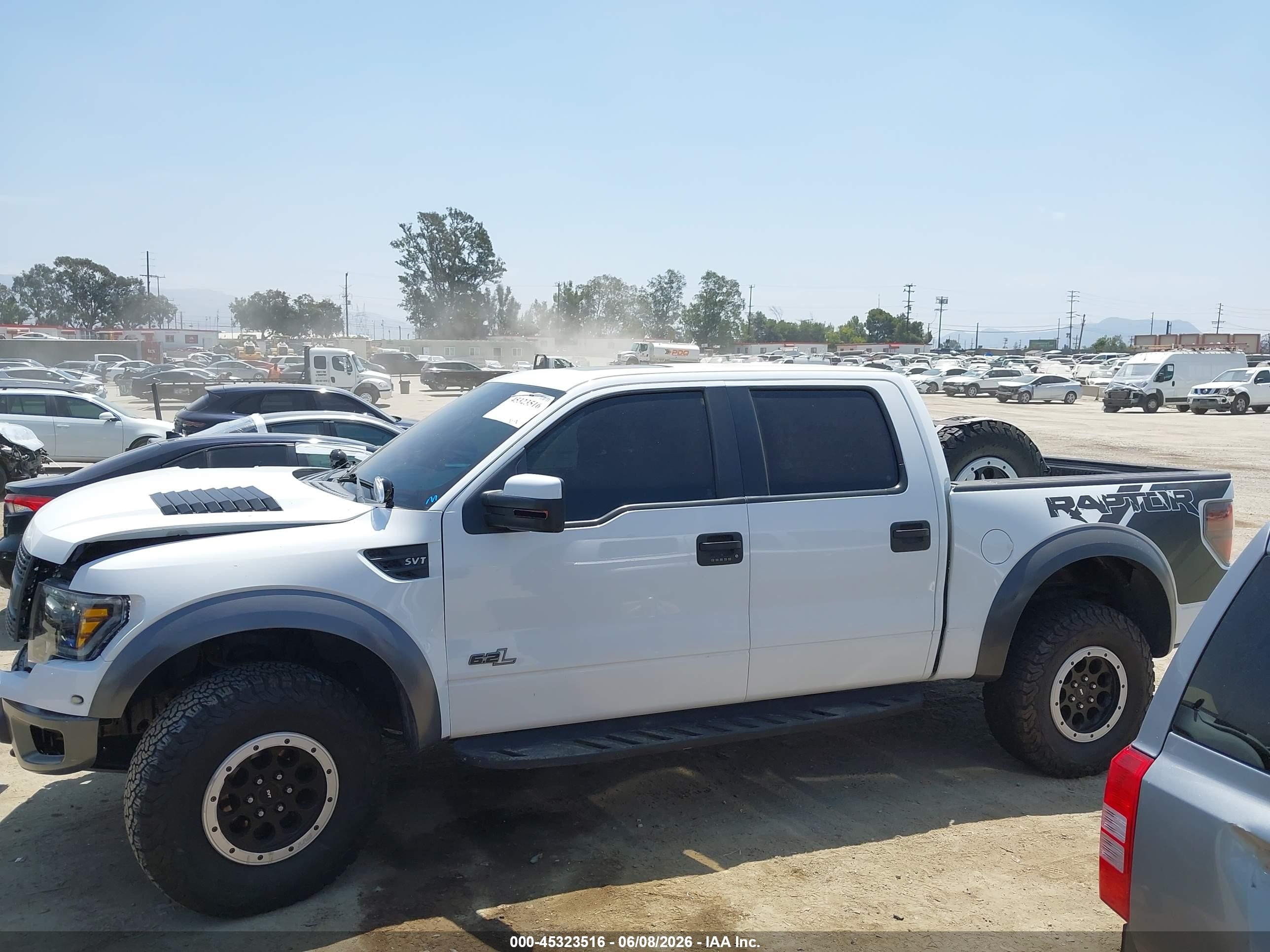 2014 Ford F-150 Svt Raptor White vin: 1FTFW1R64EFB68511