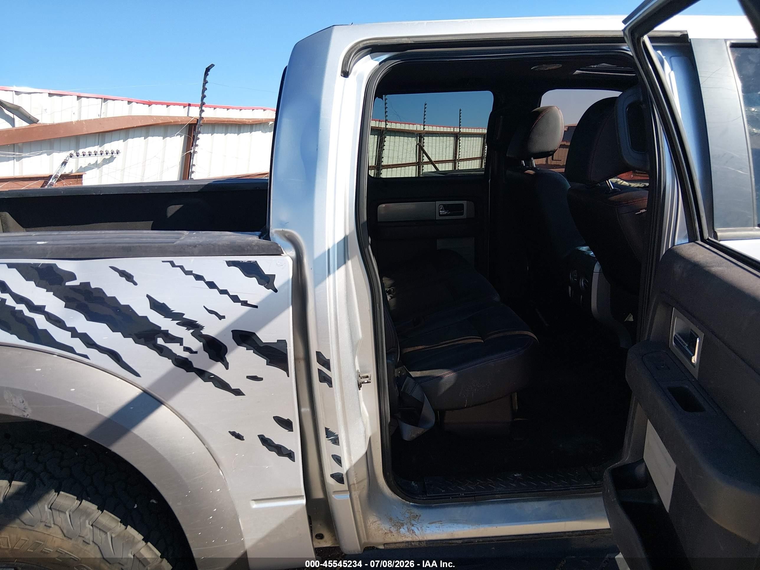 2011 Ford F-150 Svt Raptor Gray vin: 1FTFW1R65BFD20887