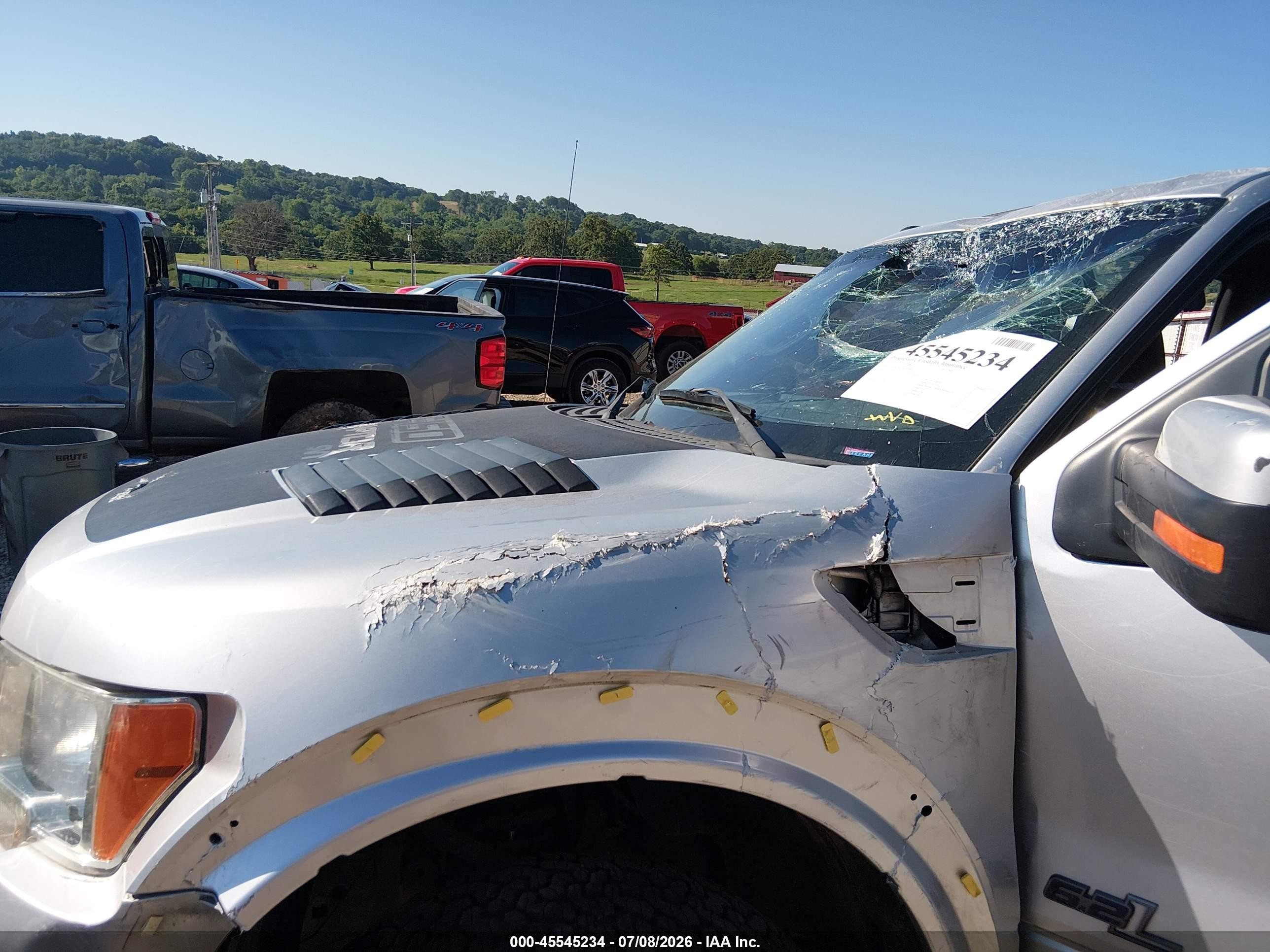 2011 Ford F-150 Svt Raptor Gray vin: 1FTFW1R65BFD20887