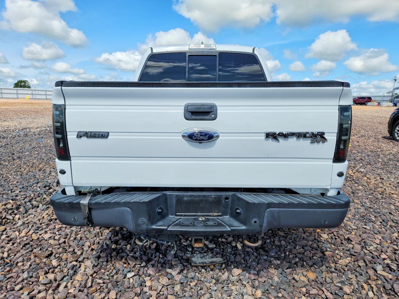 2013 Ford Raptor White vin: 1FTFW1R65DFC30691