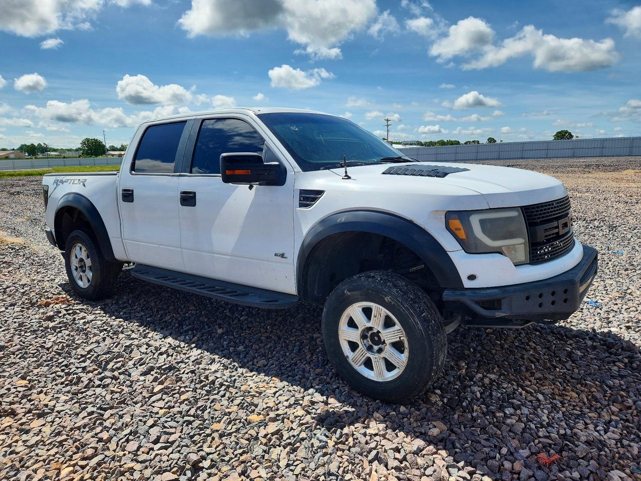 2013 Ford Raptor White vin: 1FTFW1R65DFC30691