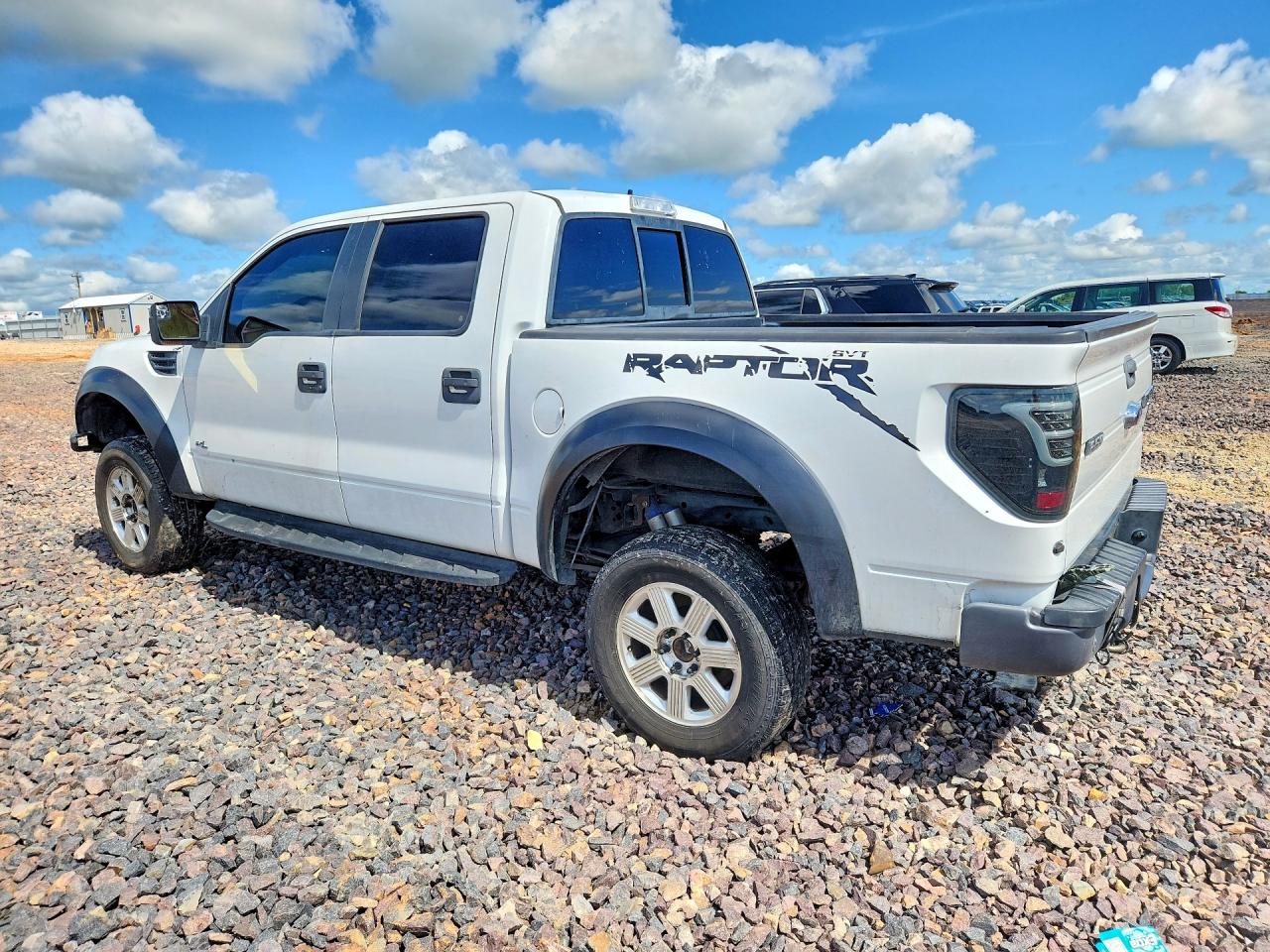 2013 Ford Raptor White vin: 1FTFW1R65DFC30691