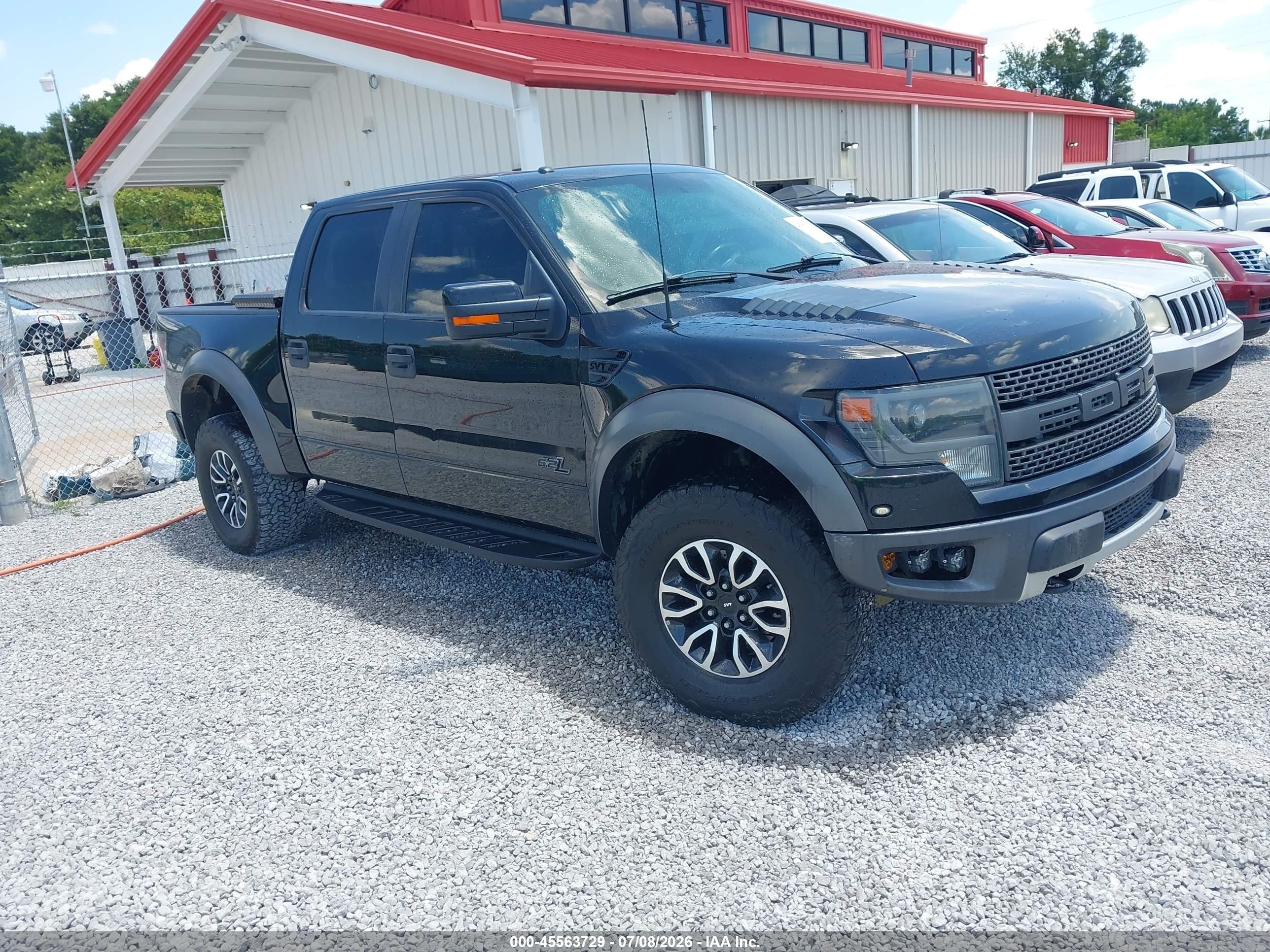 2013 Ford F-150 Svt Raptor Black vin: 1FTFW1R65DFC77333
