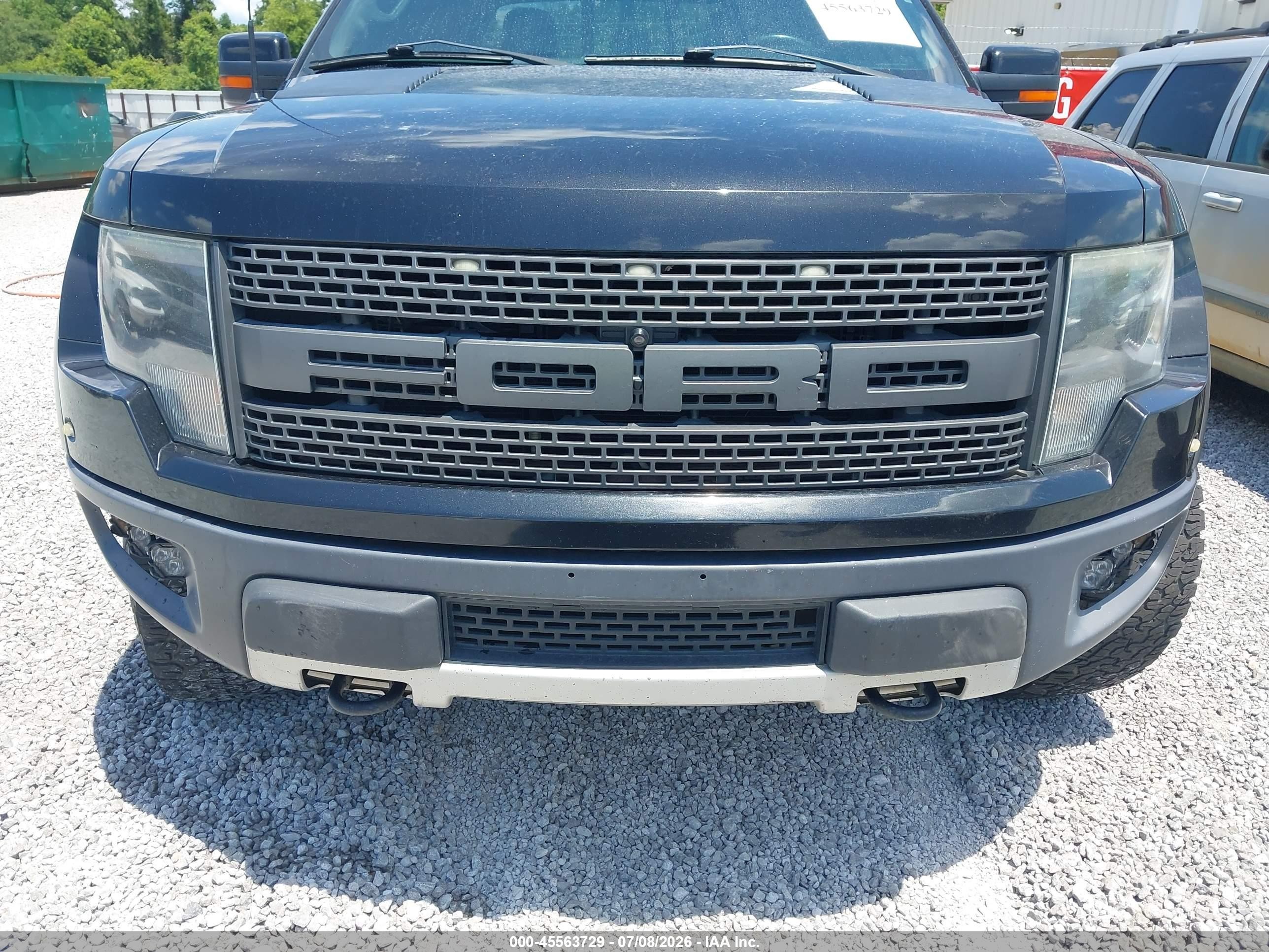 2013 Ford F-150 Svt Raptor Black vin: 1FTFW1R65DFC77333