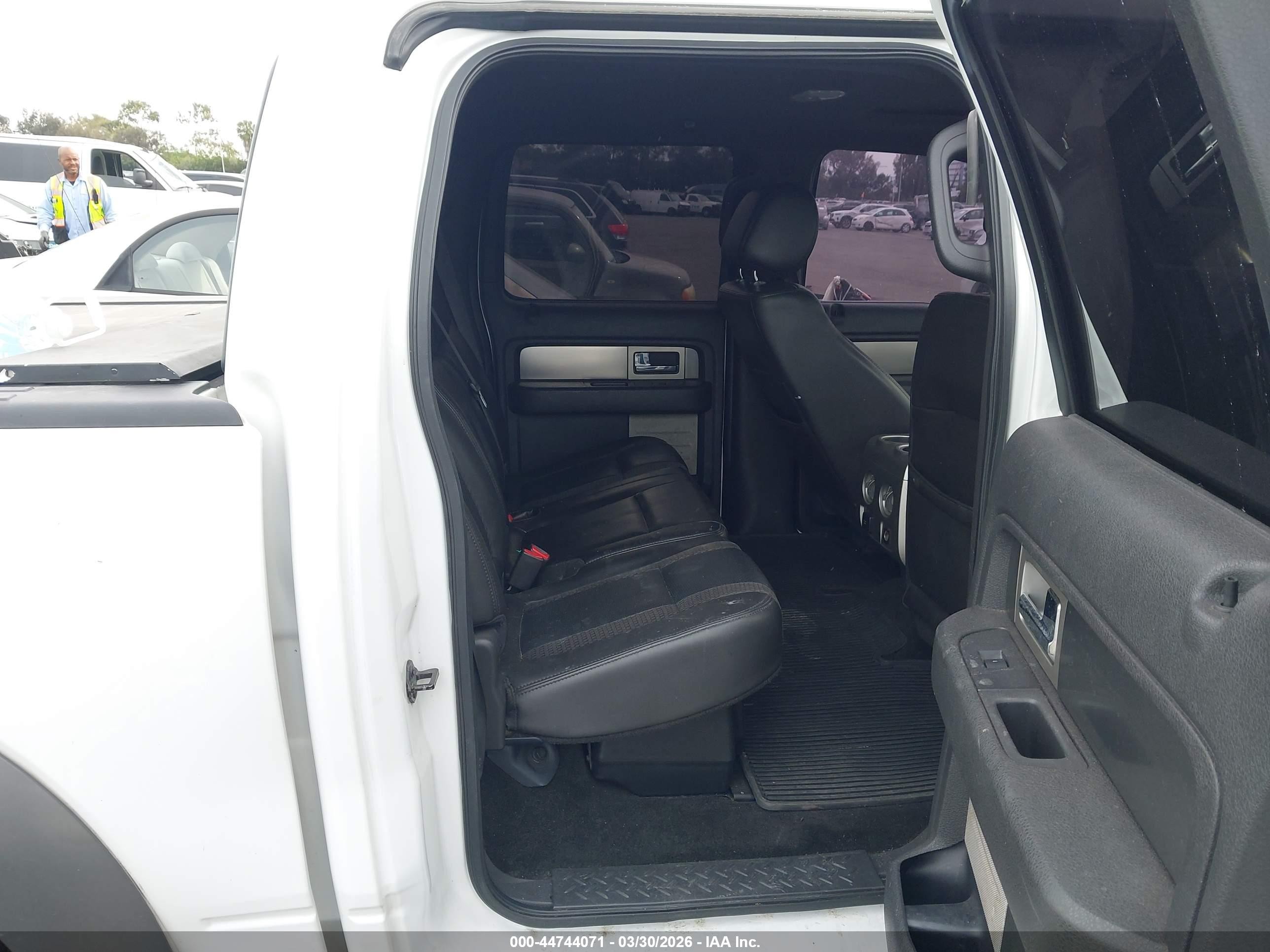 2013 Ford F-150 Svt Raptor White vin: 1FTFW1R65DFD47736
