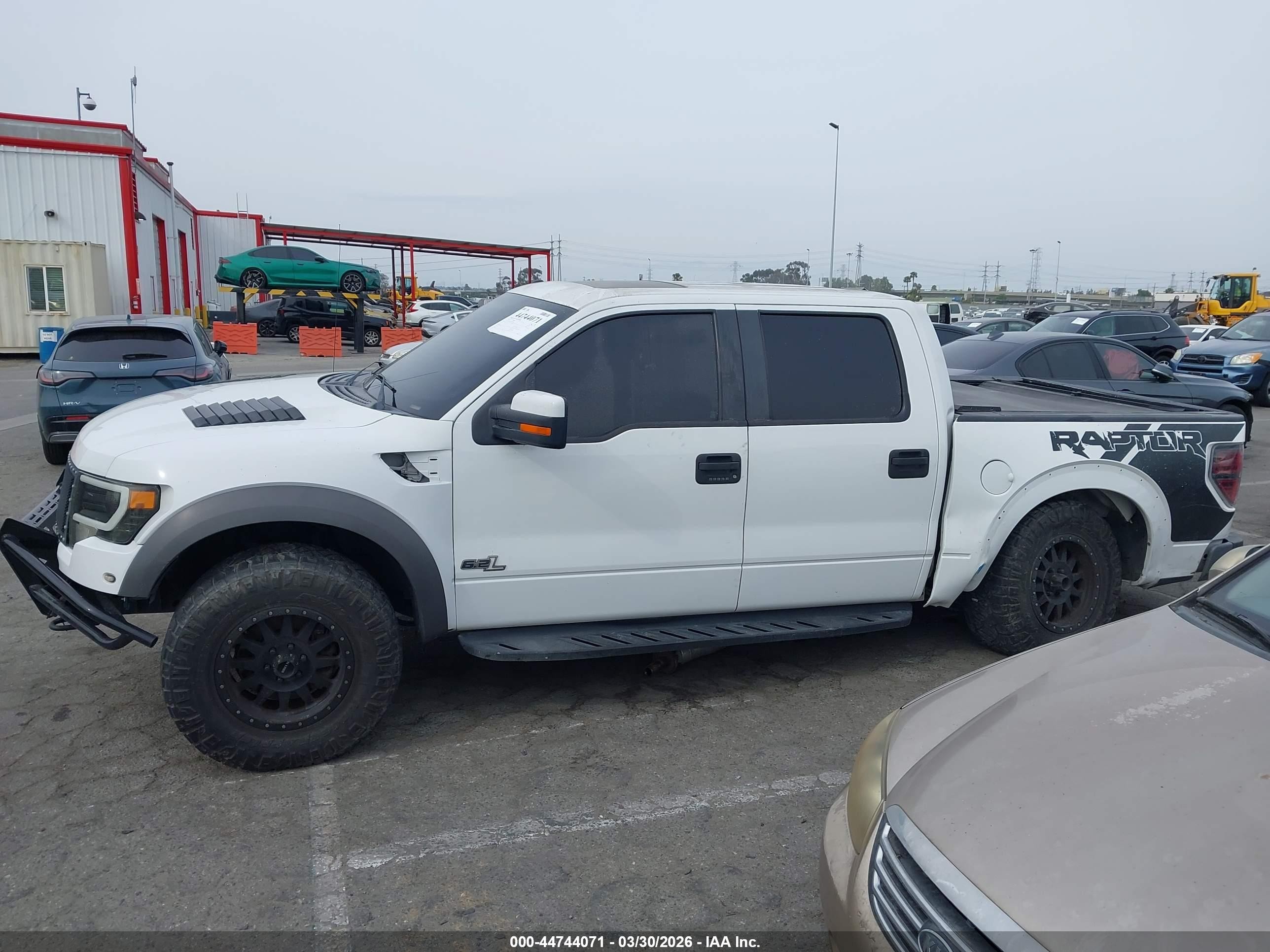 2013 Ford F-150 Svt Raptor White vin: 1FTFW1R65DFD47736