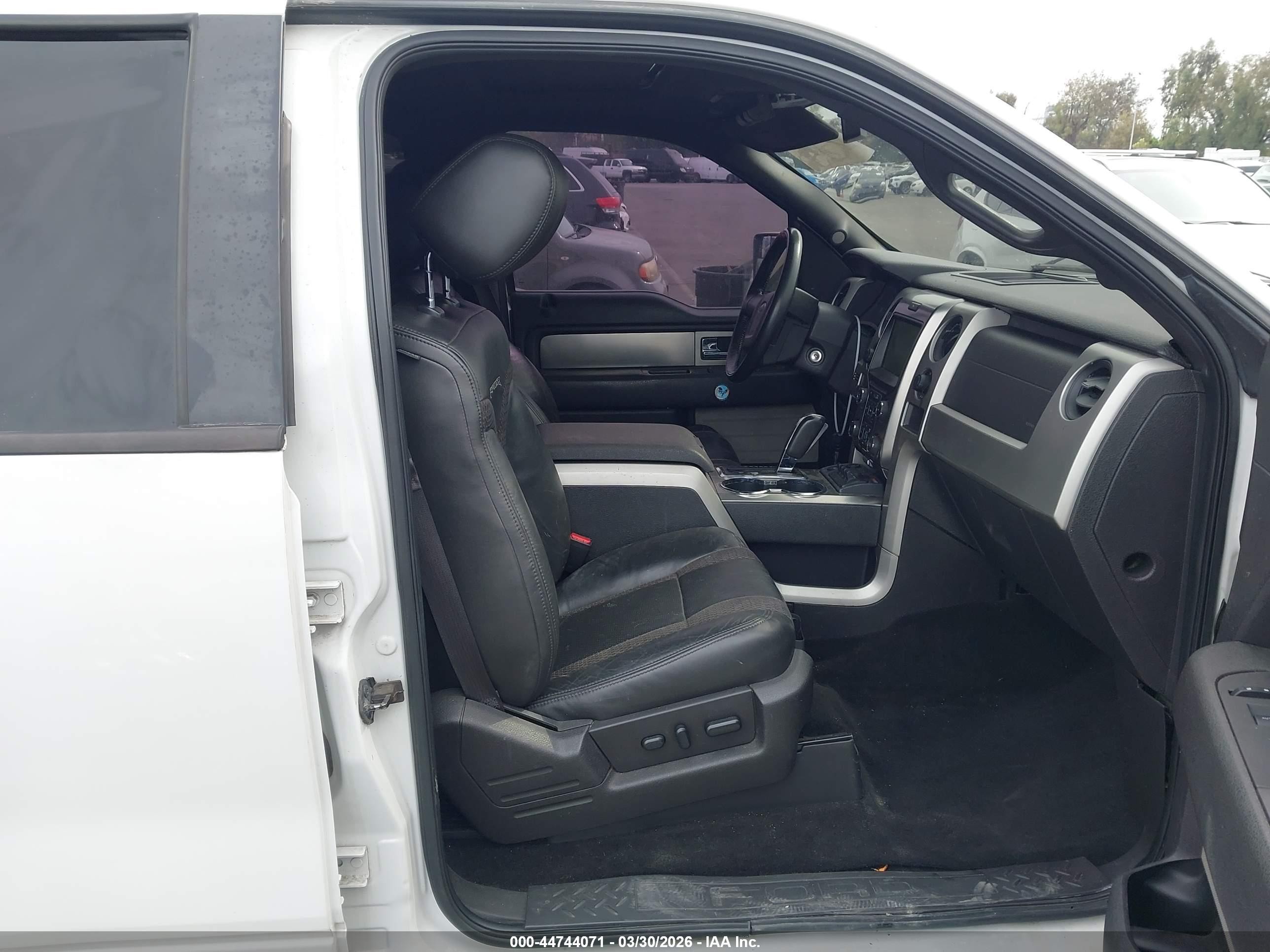2013 Ford F-150 Svt Raptor White vin: 1FTFW1R65DFD47736