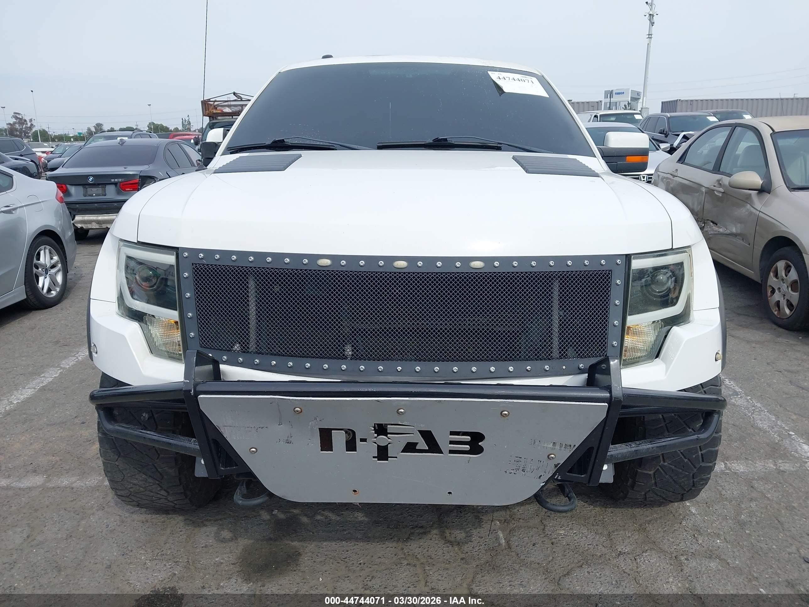 2013 Ford F-150 Svt Raptor White vin: 1FTFW1R65DFD47736