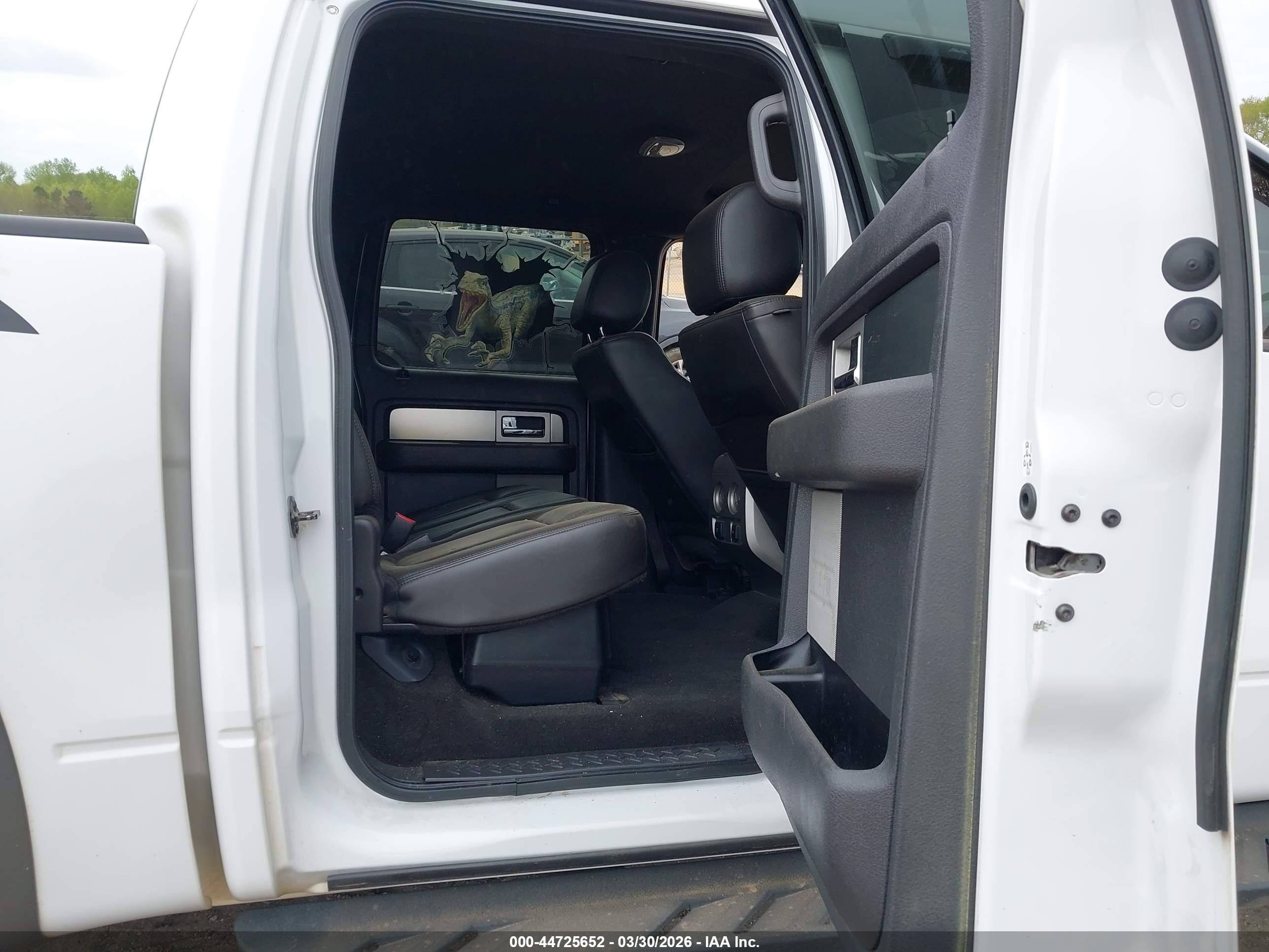 2013 Ford F-150 Svt Raptor White vin: 1FTFW1R65DFD62804