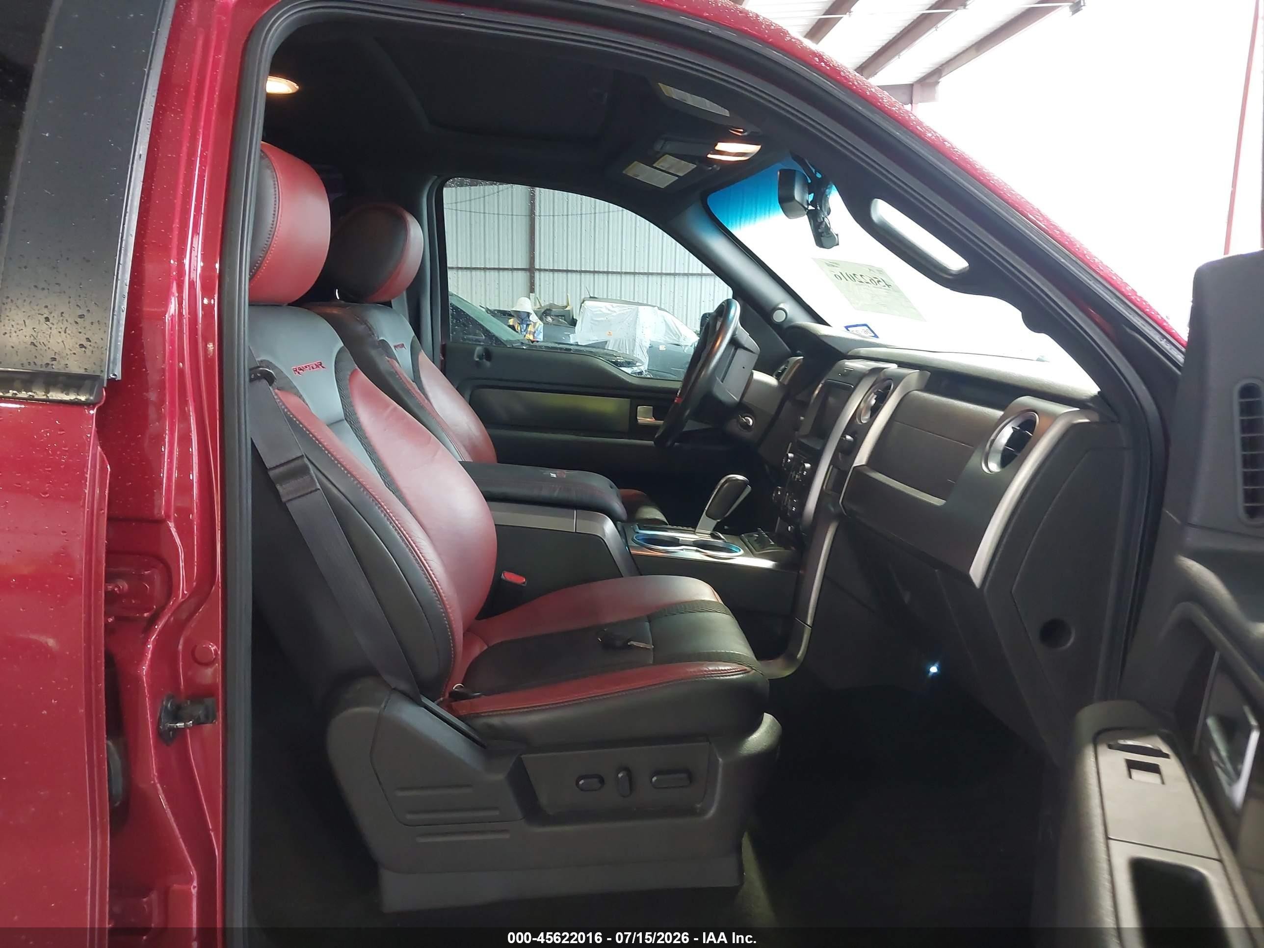 2014 Ford F-150 Svt Raptor Red vin: 1FTFW1R65EFB76424