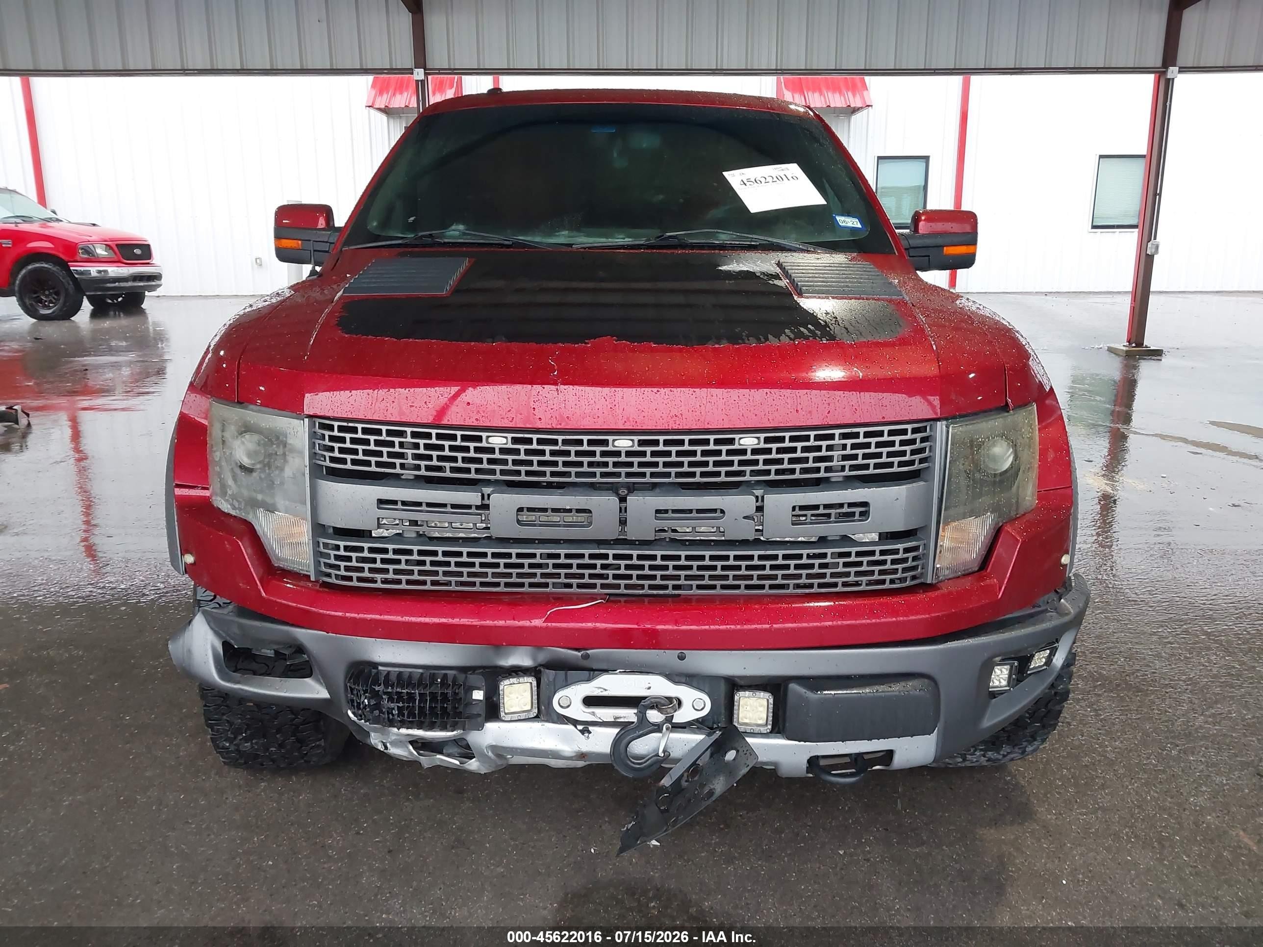 2014 Ford F-150 Svt Raptor Red vin: 1FTFW1R65EFB76424