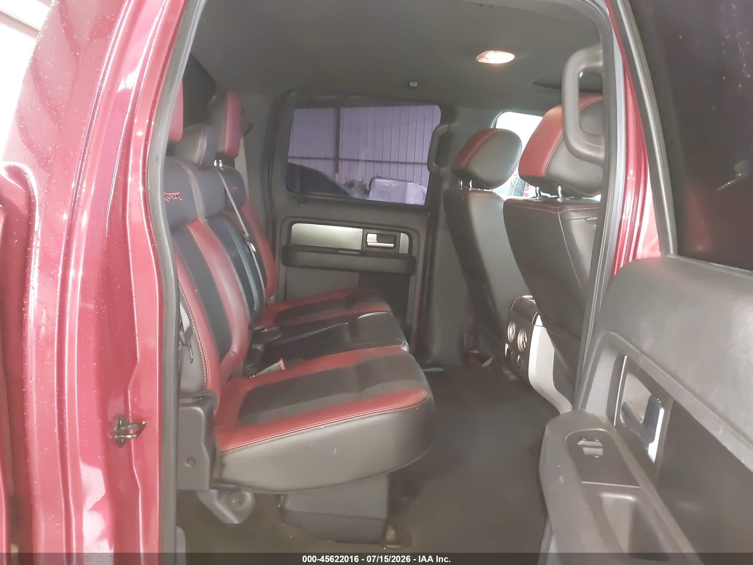 2014 Ford F-150 Svt Raptor Red vin: 1FTFW1R65EFB76424