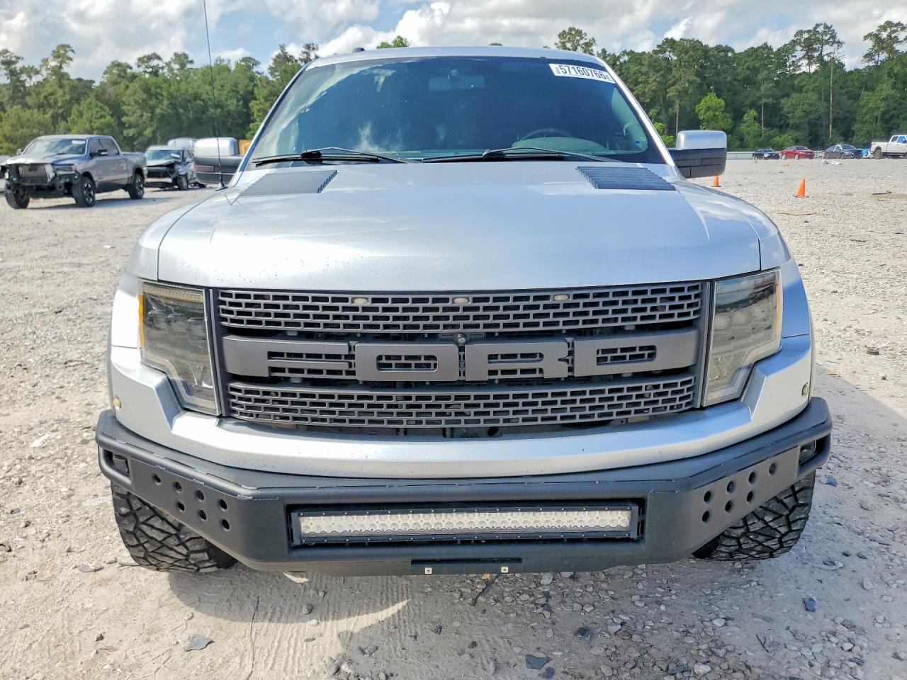 2014 Ford F150 Svt Raptor Silver vin: 1FTFW1R65EFC92593