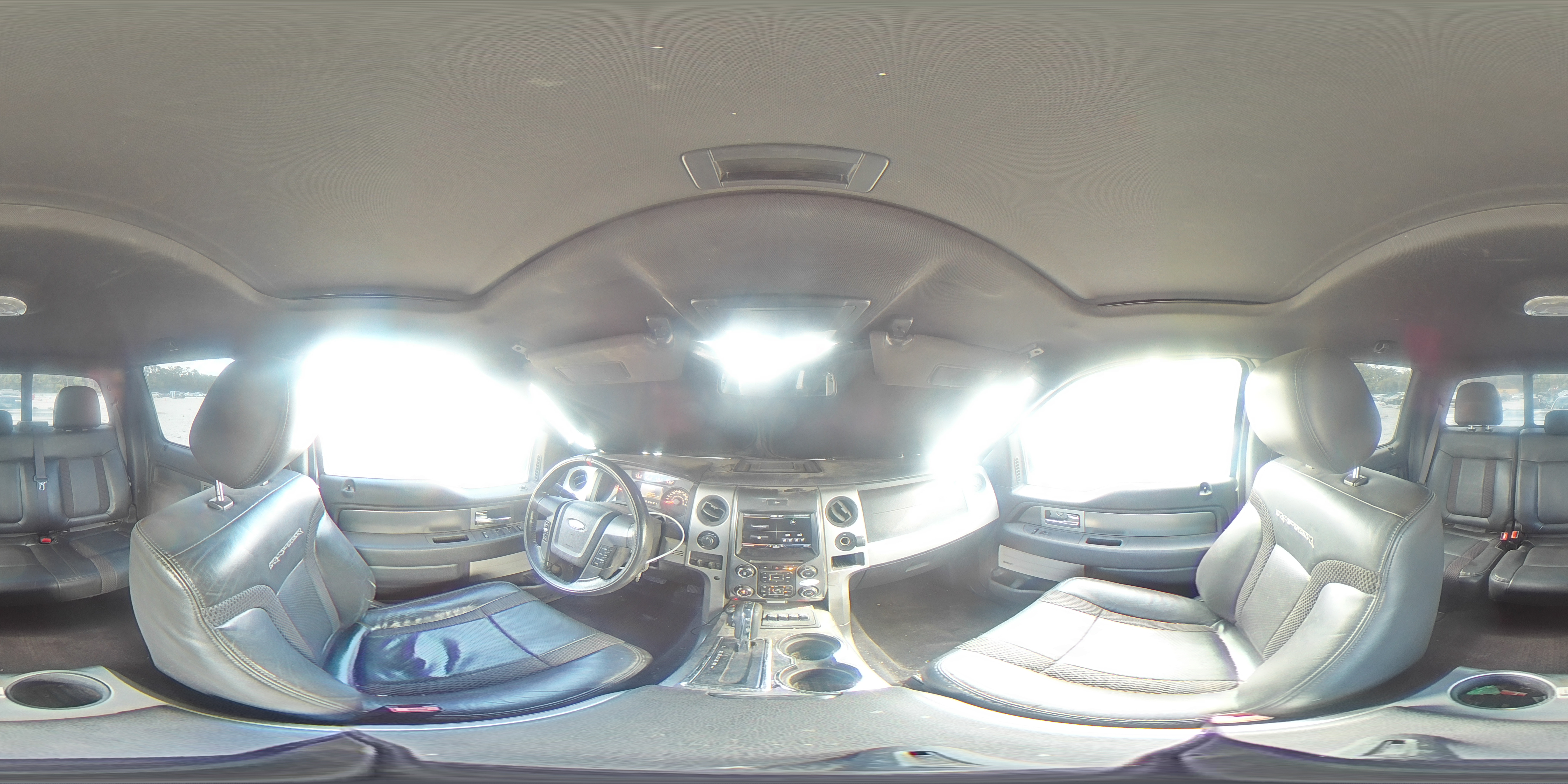 2014 Ford F150 Svt Raptor Silver vin: 1FTFW1R65EFC92593
