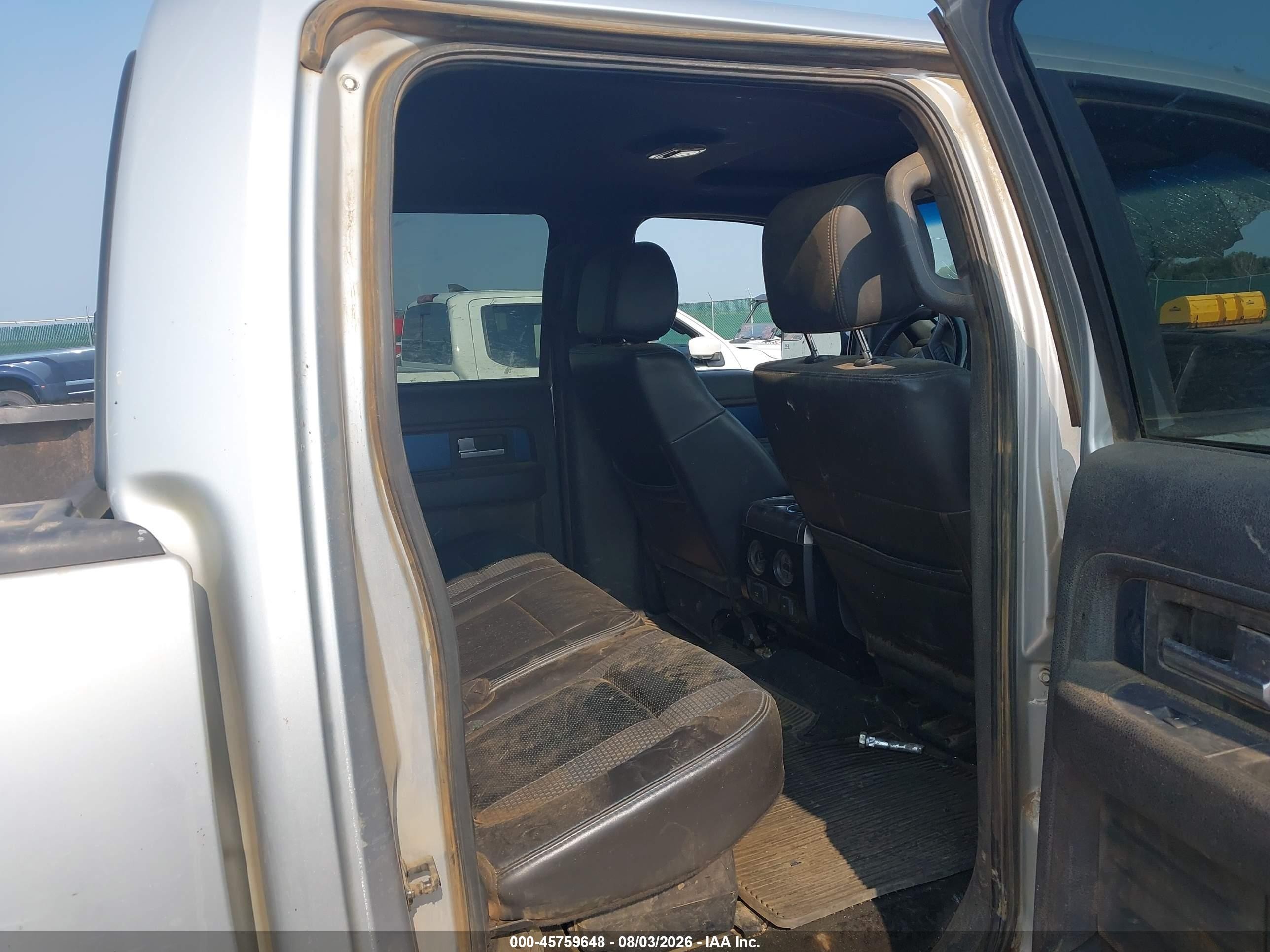 2012 Ford F-150 Svt Raptor Silver vin: 1FTFW1R66CFB15421