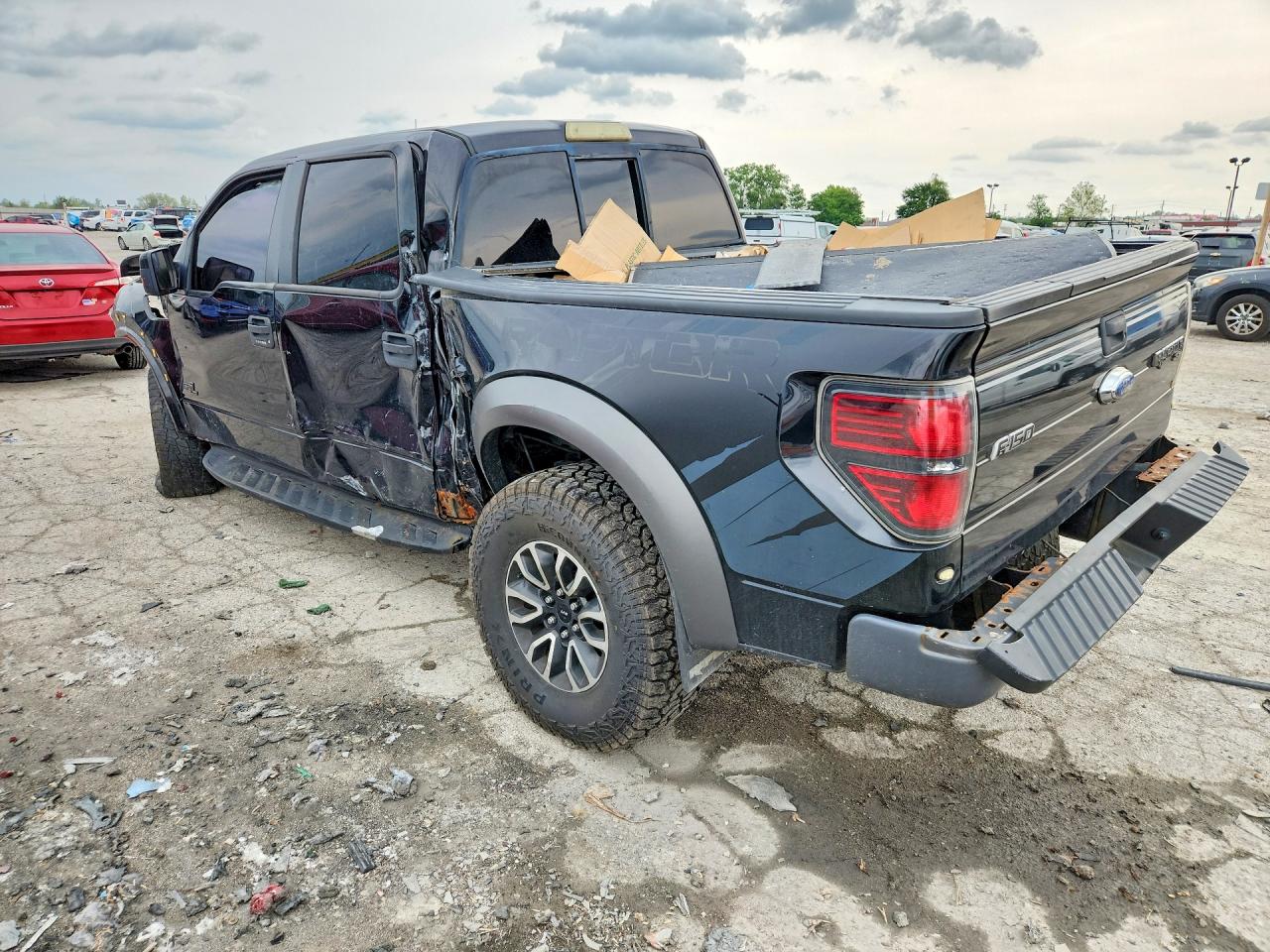 2012 Ford F150 Svt Raptor Black vin: 1FTFW1R66CFC43299